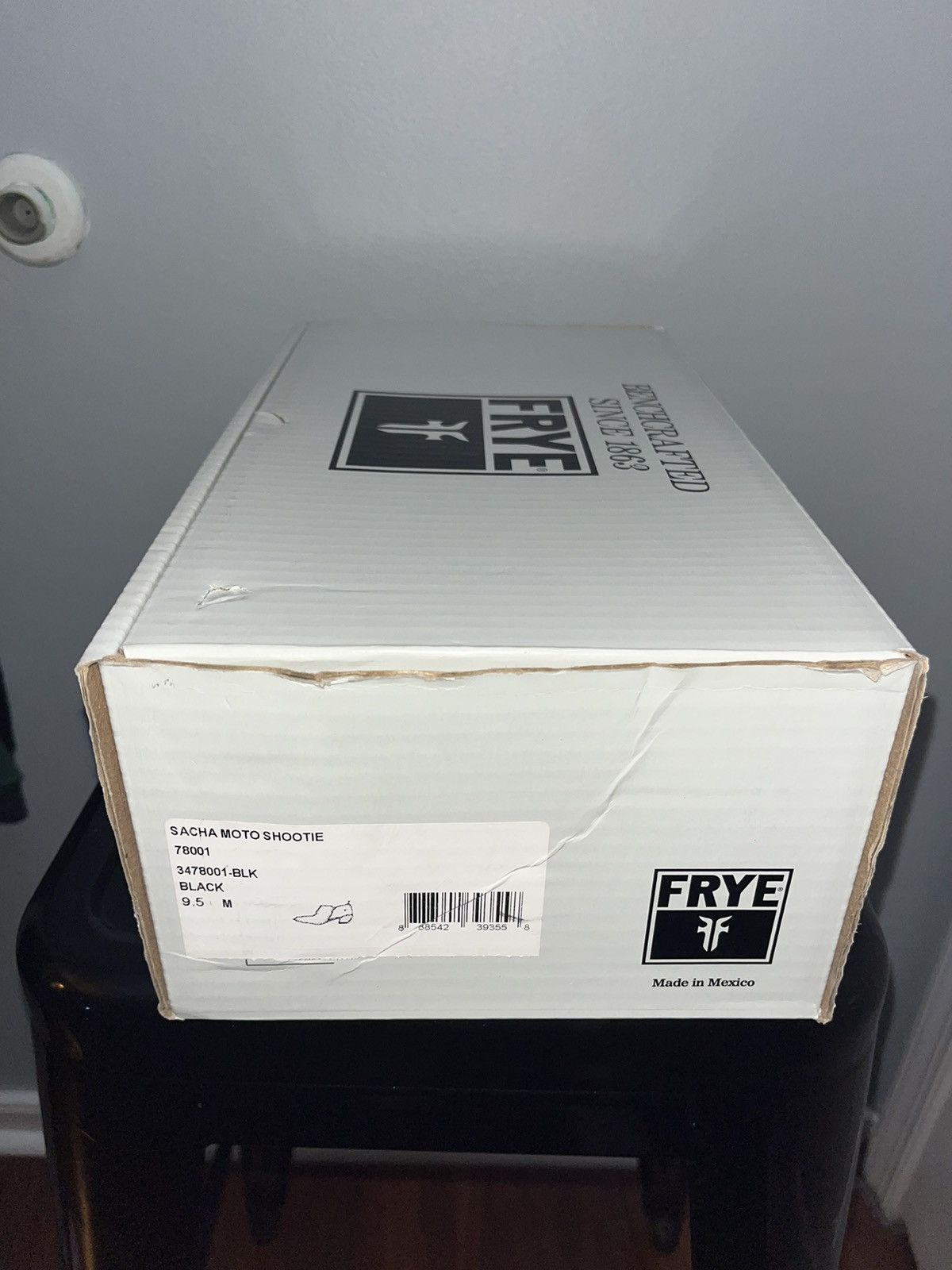 Frye Womens Frye Sacha Moto Shootie Black Size US 9.5 / IT 39.5 - 9 Thumbnail