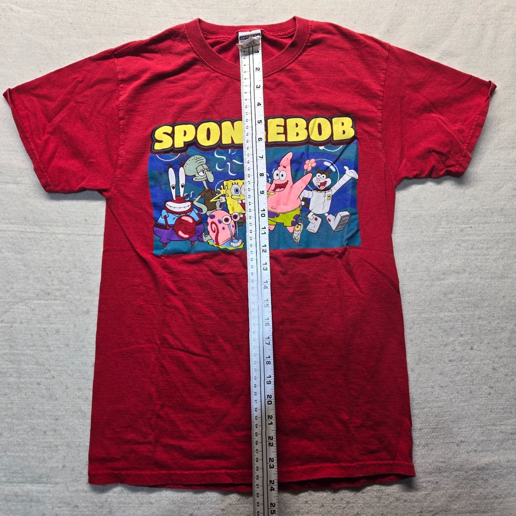 Vintage VINTAGE SpongeBob SquarePants Red T-Shirt Short Sleeve Adult Small Men’s Graphic Tee 2010s Size US S / EU 44-46 / 1 - 6 Thumbnail