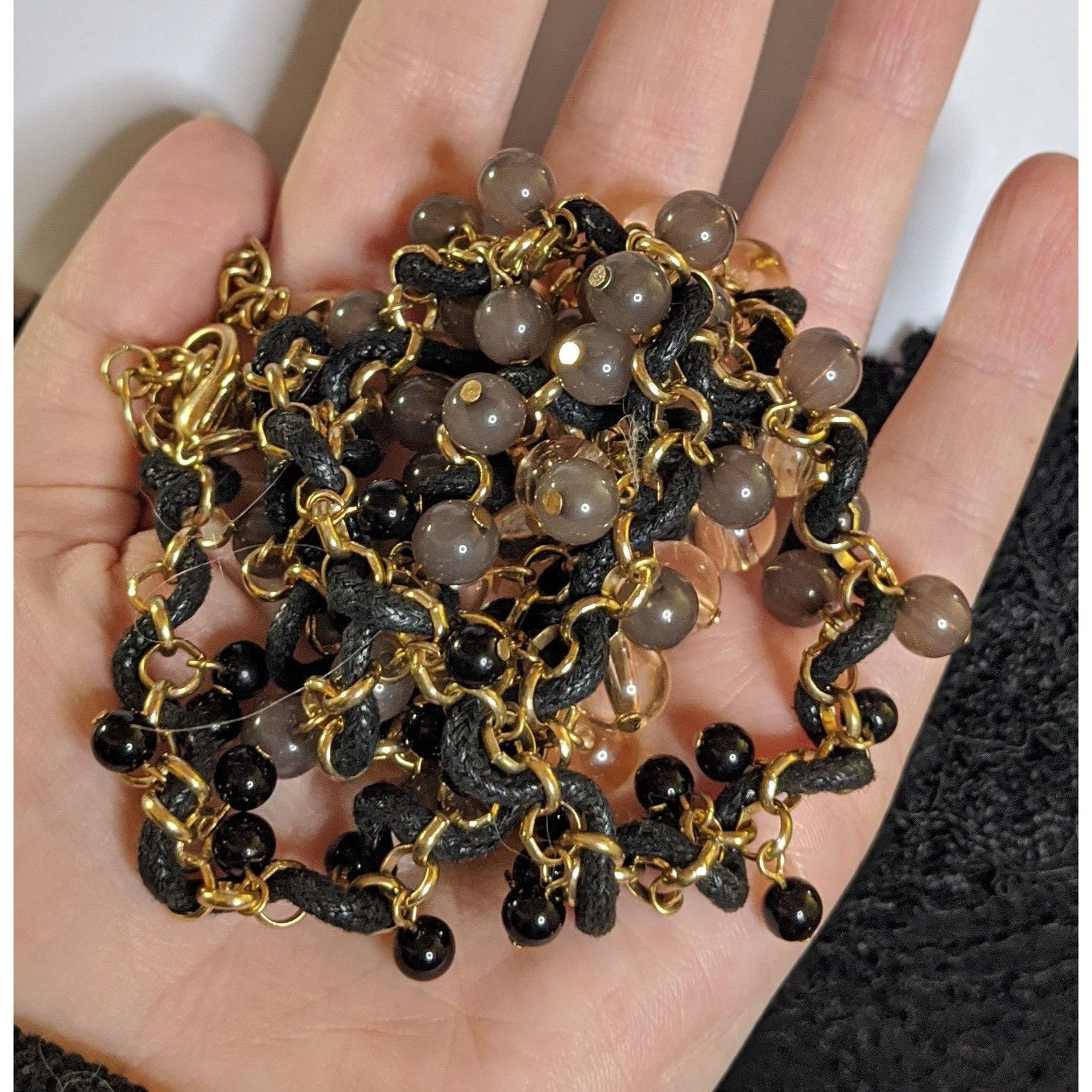 Coldwater Creek Vintage Coldwater Creek Grey Beaded Necklace Size ONE SIZE - 2 Thumbnail