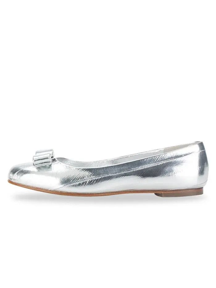 o1s1rm1224 Varina Ballet Flats in Silver