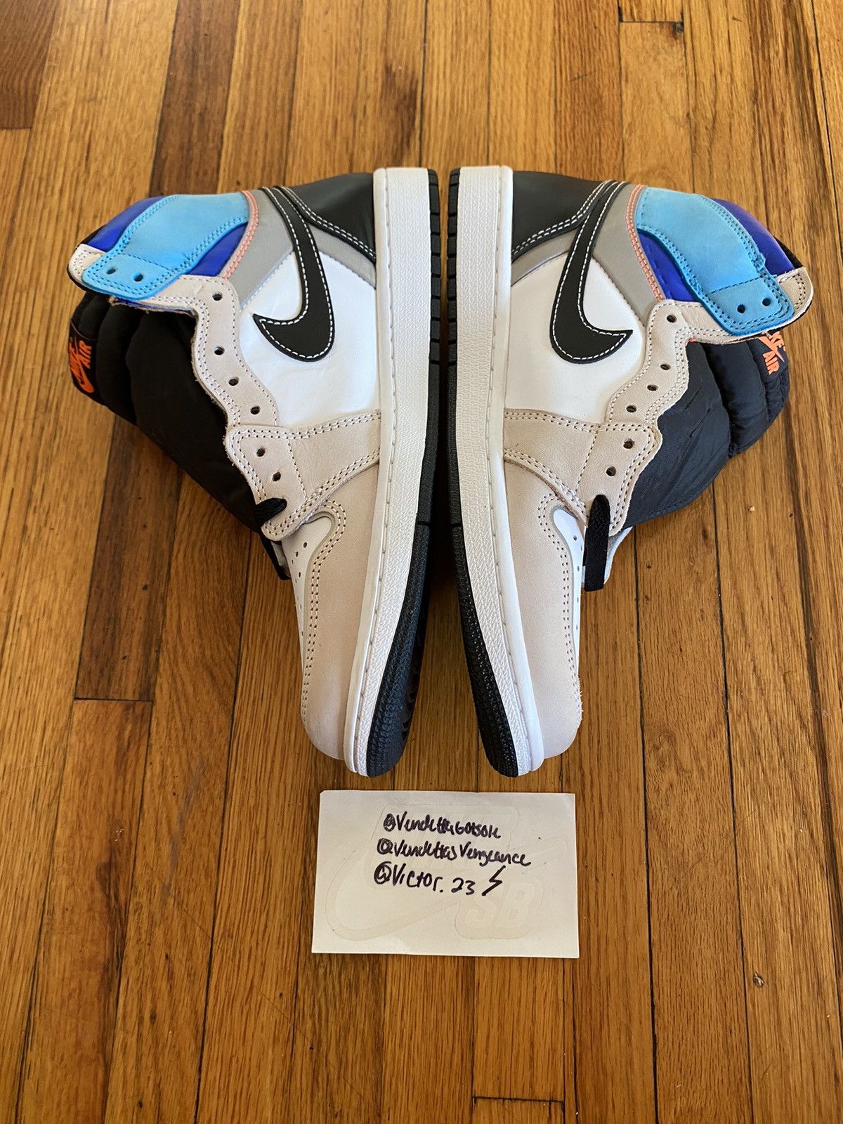 Jordan Brand Jordan Retro 1 High OG Protoype Cut NEW US9.5 Size US 9.5 / EU 42-43 - 4 Thumbnail