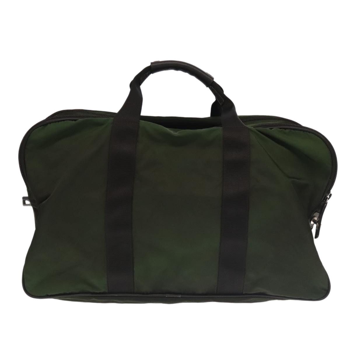 Prada PRADA Boston Bag Nylon Khaki Silver Size ONE SIZE - 3 Thumbnail