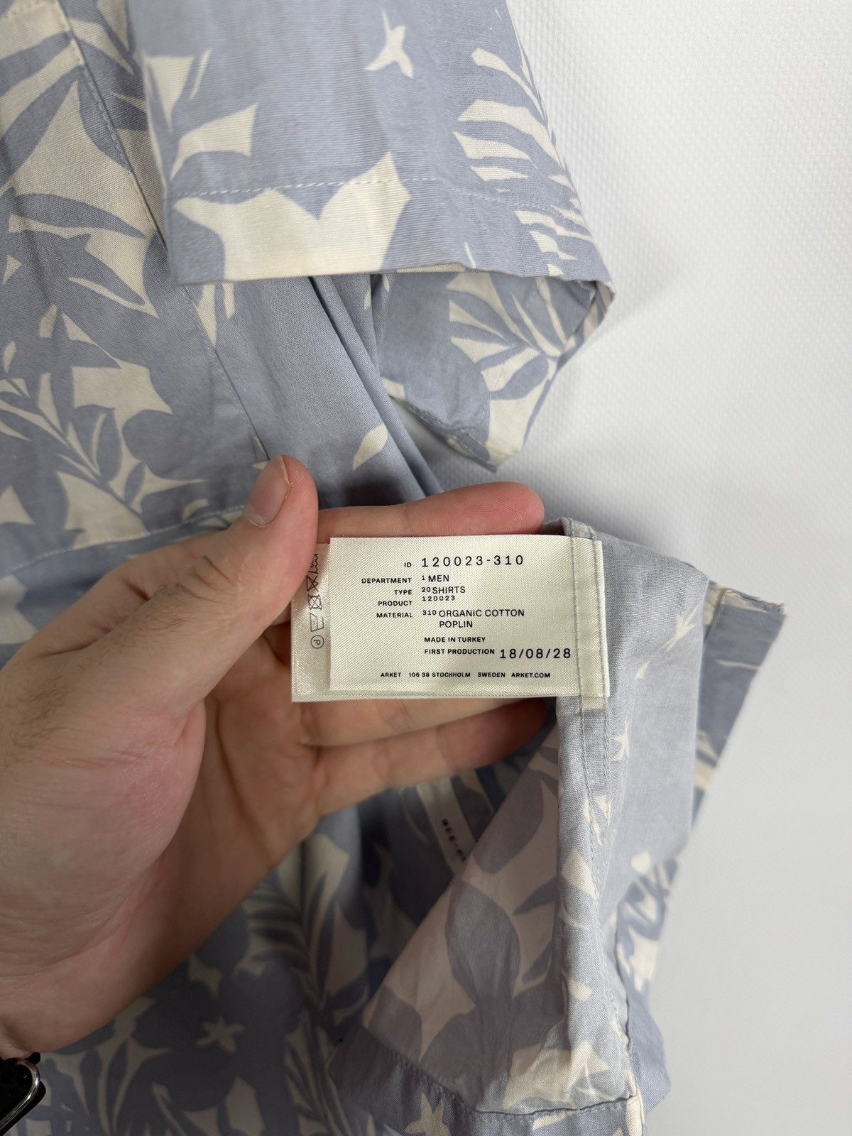 Arket Arket Short Sleeve Shirt Button Up Hawaiian Regular Fit Size US M / EU 48-50 / 2 - 7 Thumbnail