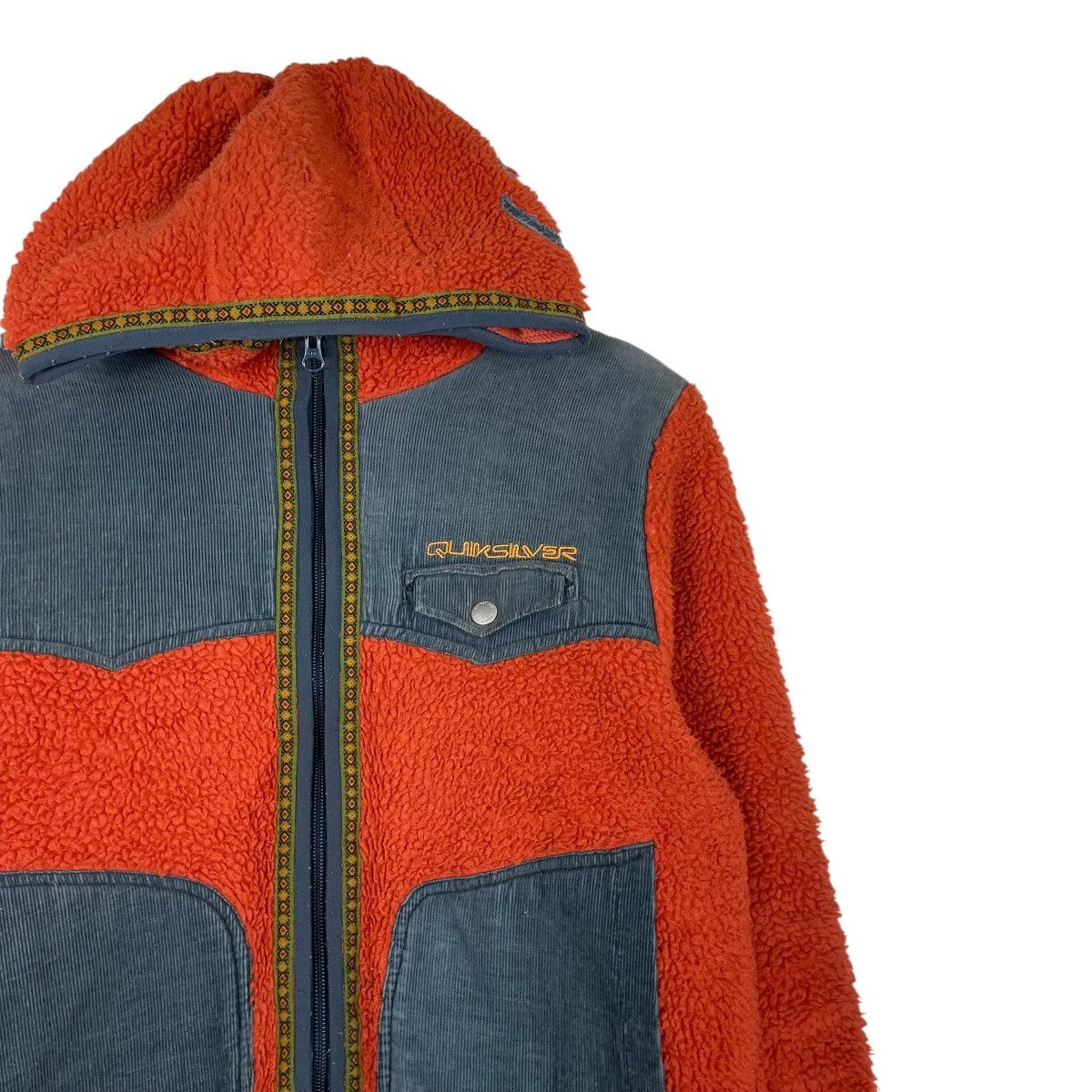 Quiksilver 💥QUIKSILVER BOA FLEECE ZIPPER HOODIE SWEATER Size US M / EU 48-50 / 2 - 5 Thumbnail