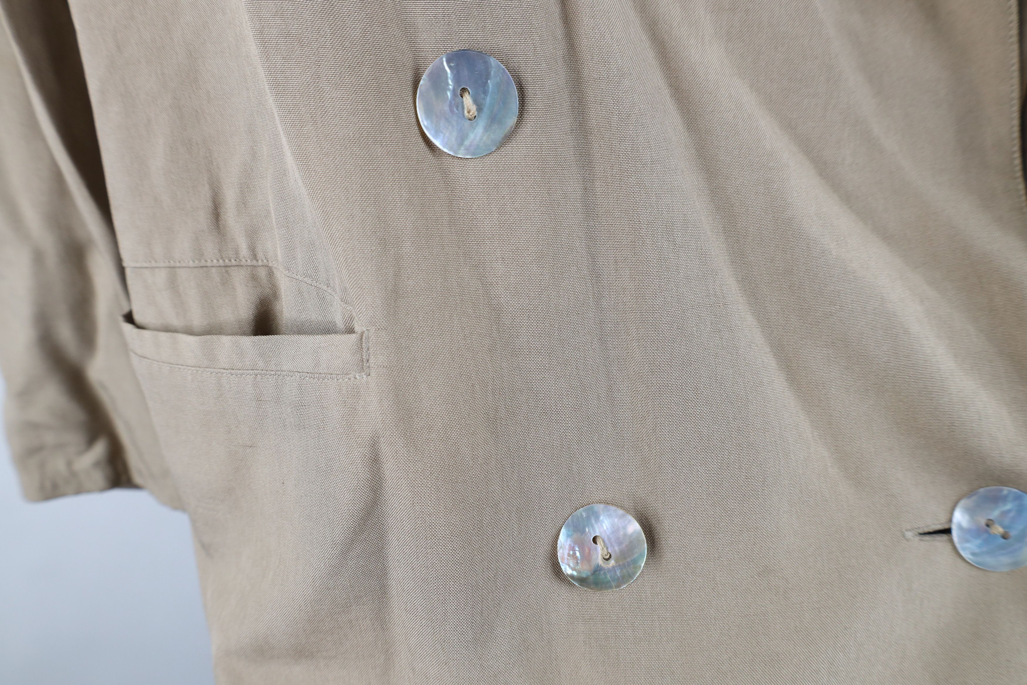 Vintage Vintage 80s 90s Saks Fifth Avenue Breasted Blazer Jacket Size S / US 4 / IT 40 - 4 Thumbnail