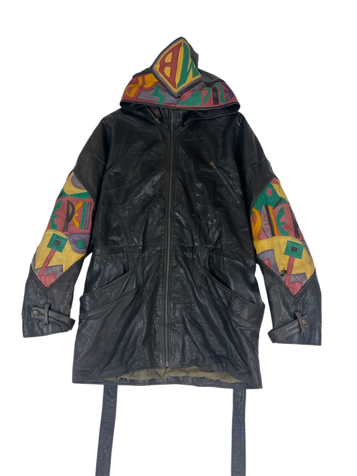 Marc Buchanan PELLE PELLE MARC BUCHANAN HOODIE LEATHER JACKET Size US M / EU 48-50 / 2 - 1 Thumbnail