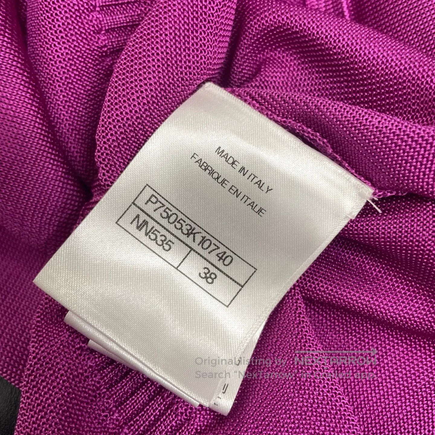 Chanel Chanel Solid Color Bow Tie Diamond Buckle Flounce Long Sle Size XS / US 0-2 / IT 36-38 - 5 Thumbnail