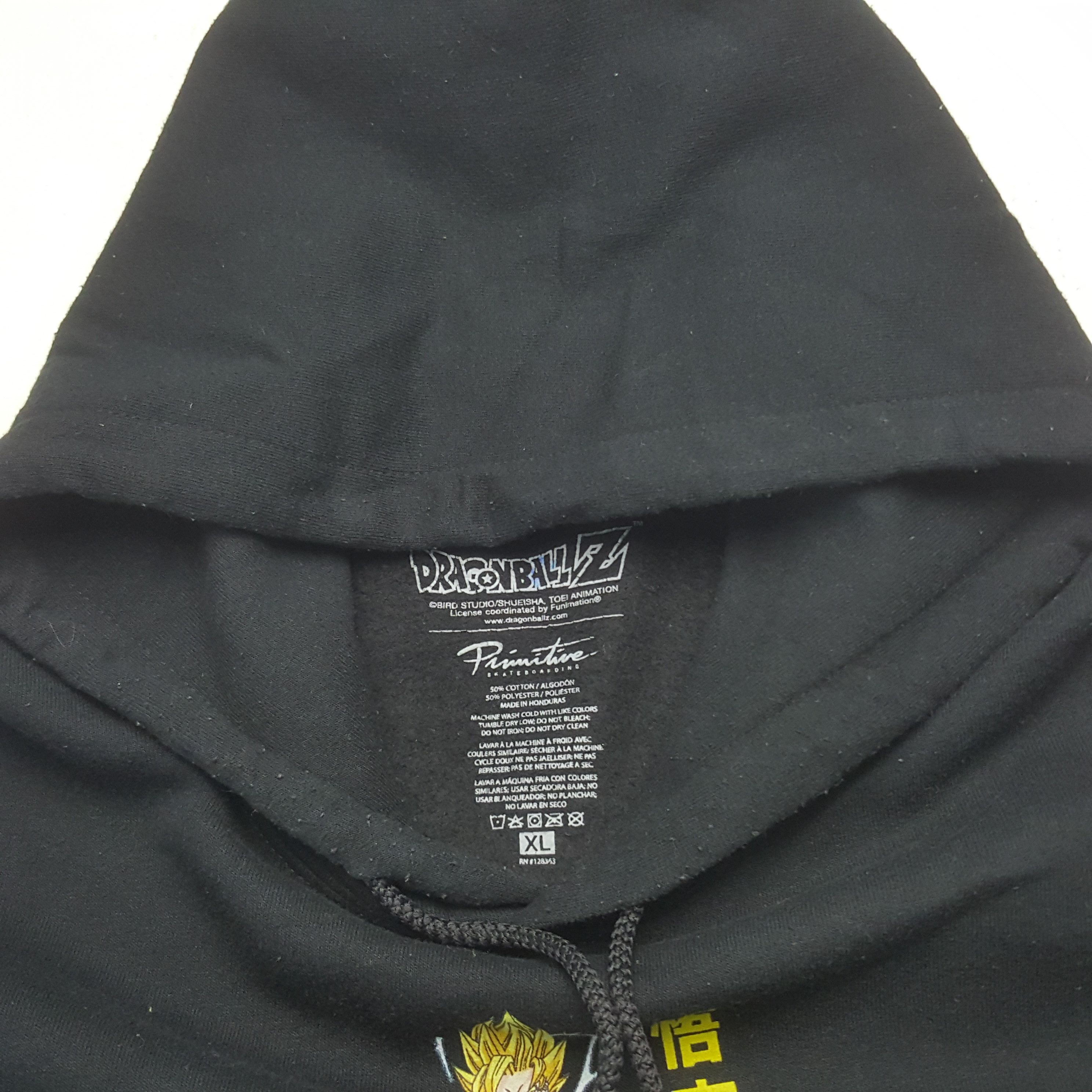 Anime Vintage Primitive X Dragon Ball Z Toei Animation Hoodies RR2 Size US XL / EU 56 / 4 - 4 Thumbnail