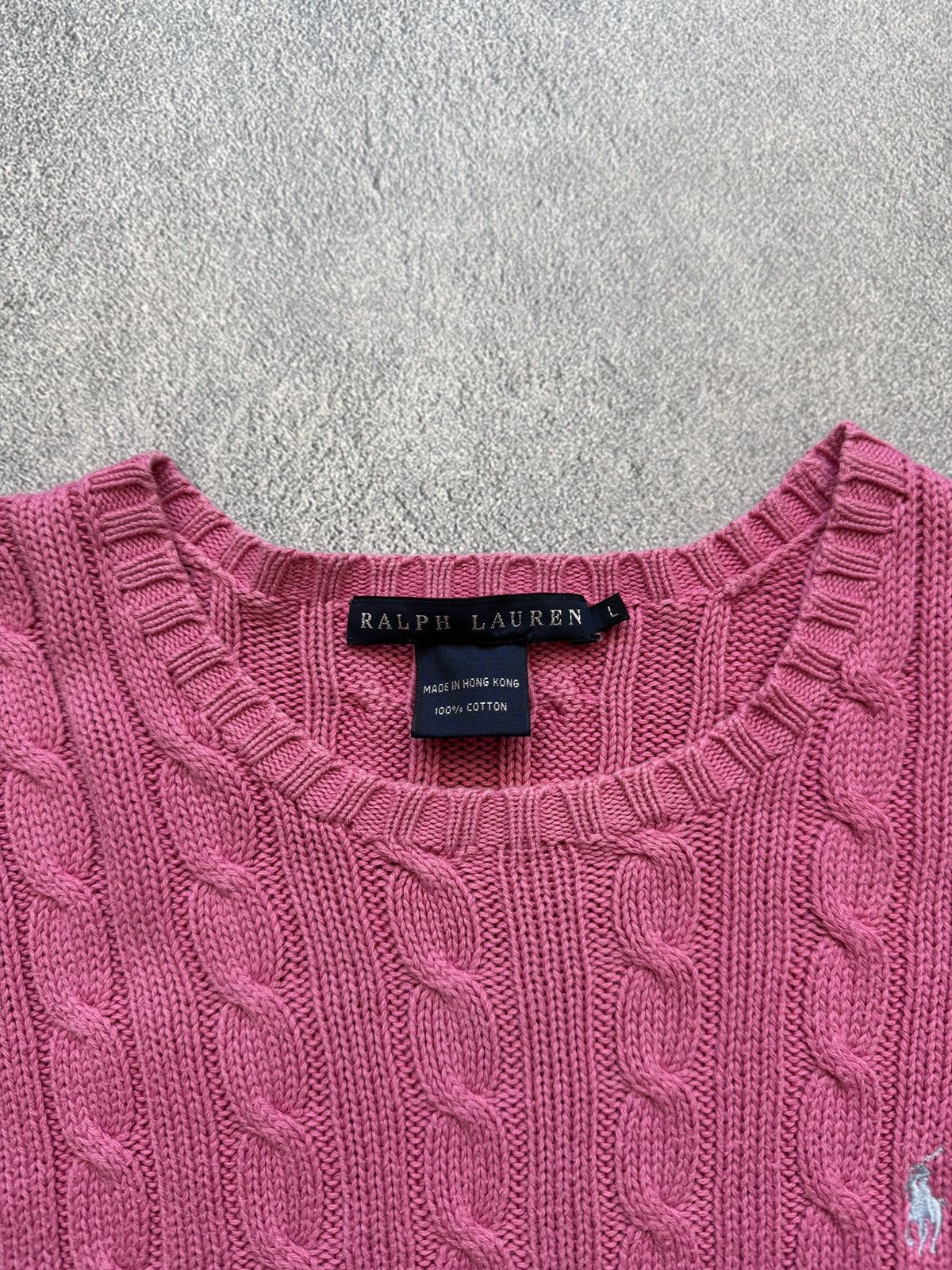 Polo Ralph Lauren Vintage polo Ralph Lauren women’s sweater knitted Oversized Size L / US 10 / IT 46 - 3 Thumbnail