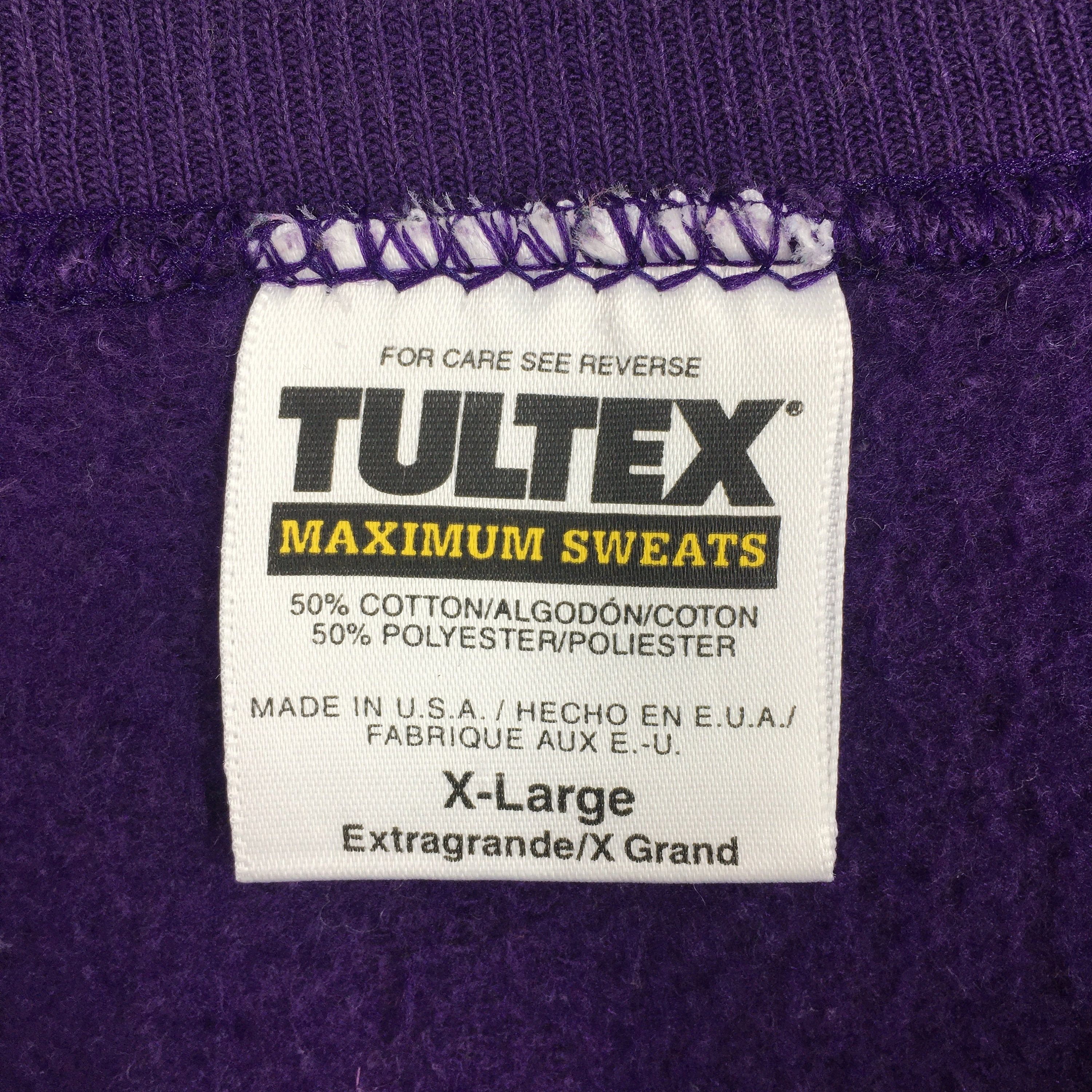 Vintage Tultex Plain Purple Sweatshirt XLarge
