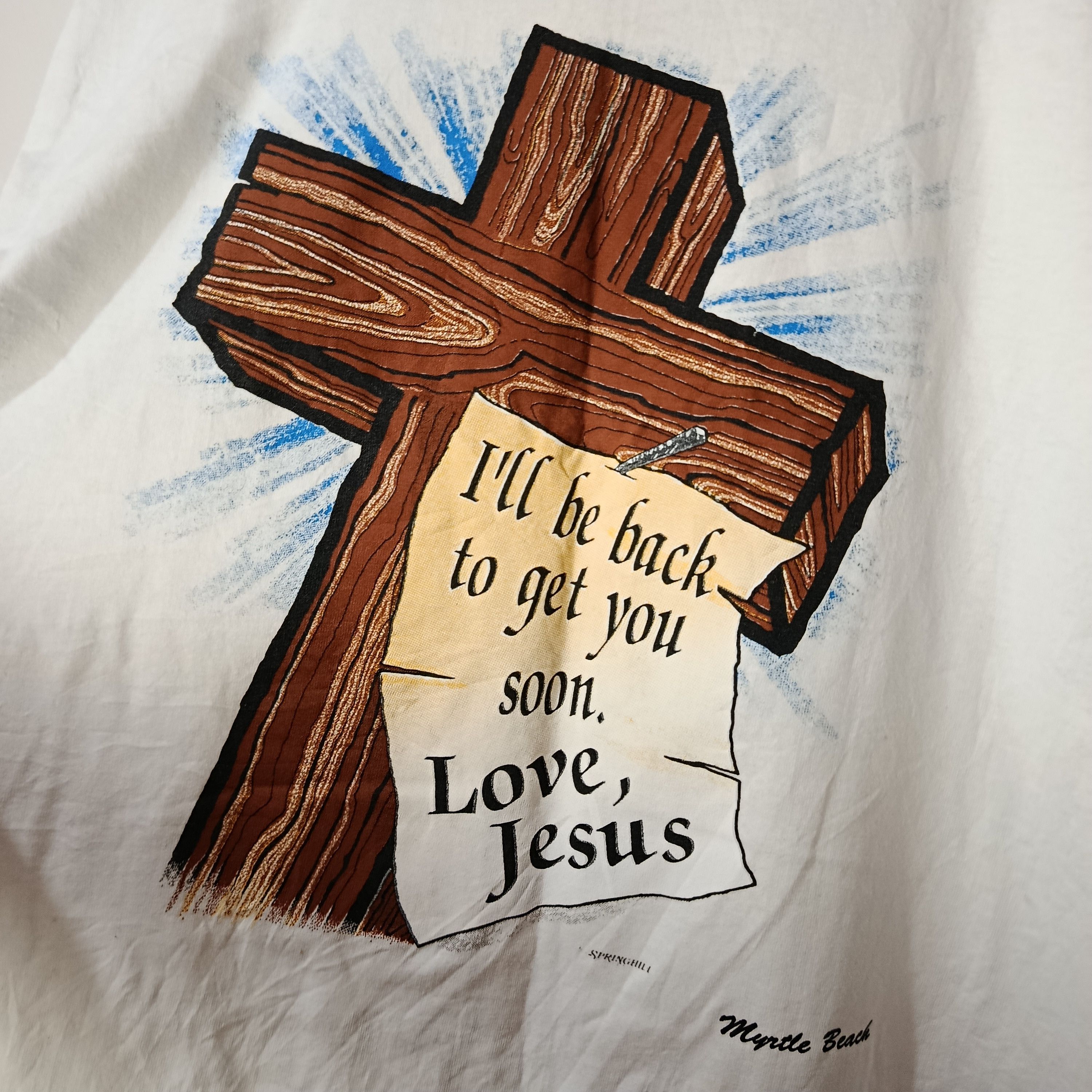 Fruit Of The Loom Fruit of the Loom Jesus Message Tee Size US L / EU 52-54 / 3 - 4 Thumbnail