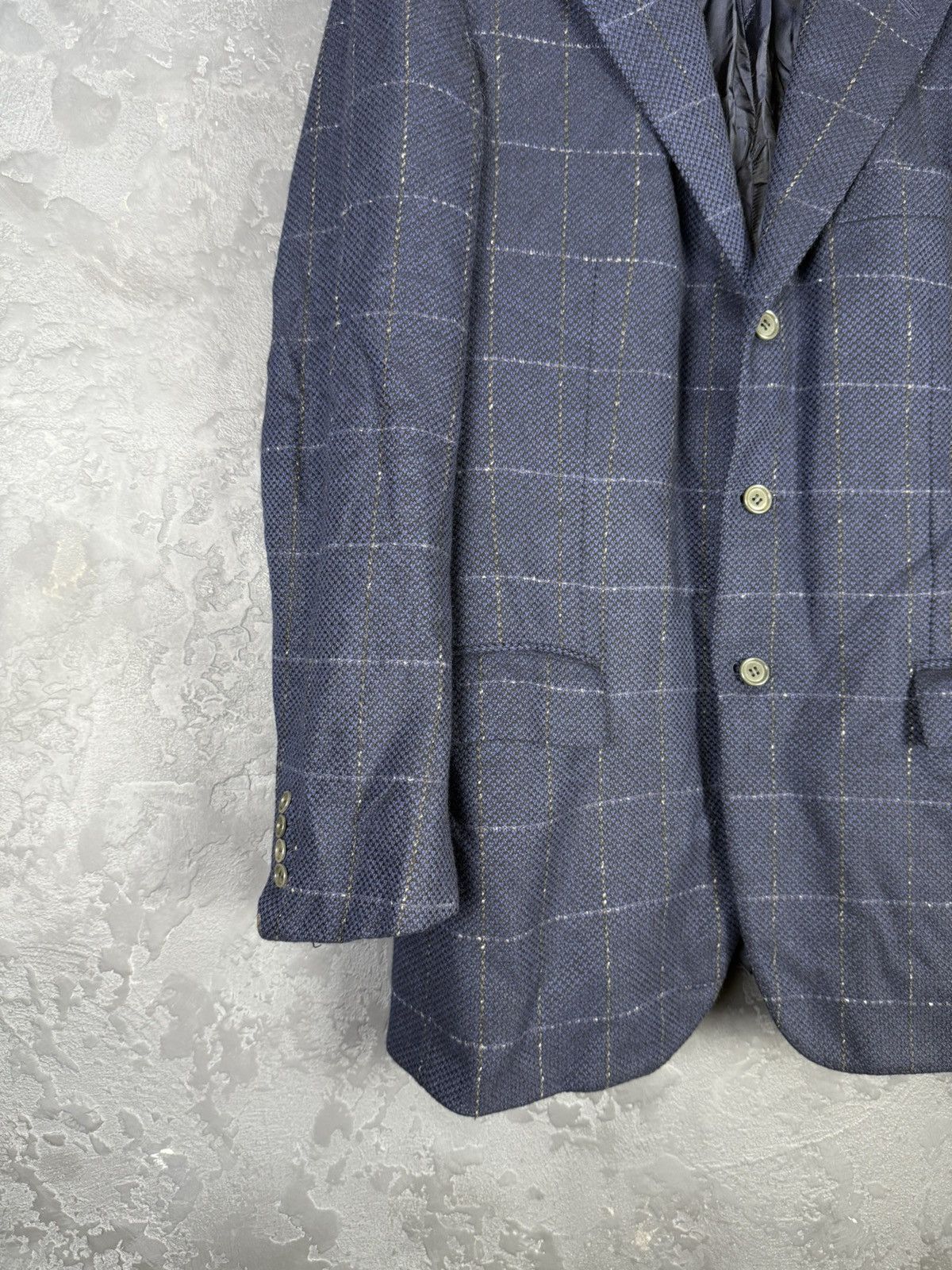 Kiton Kiton Napoli Trois Pommes Blazer 100% Cashmere Blazer Jacket Size 52R - 8 Thumbnail