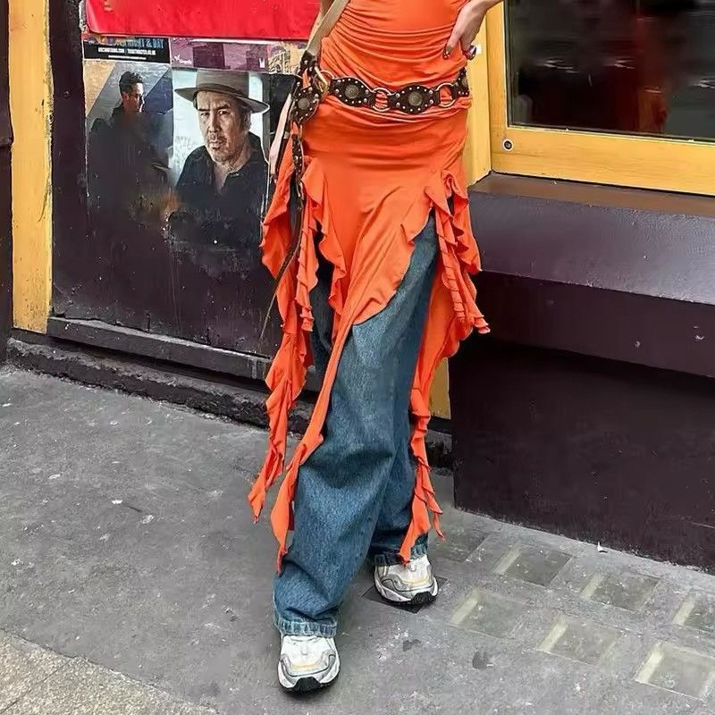Designer × Vintage Retro Y2k Vintage Style Bohemian Metal Belt Size ONE SIZE - 6 Thumbnail