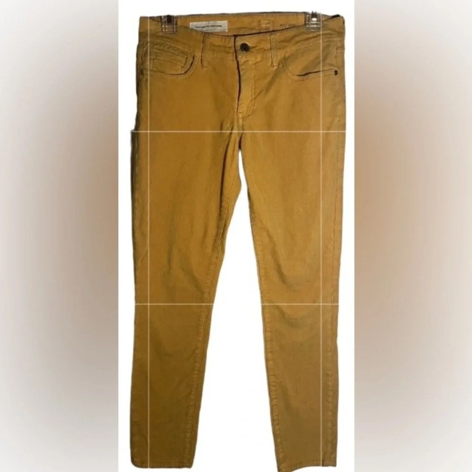 The Unbranded Brand Pilcro by Anthropologie corduroy pants, back pockets, sz 29 Size 29" - 1 Thumbnail