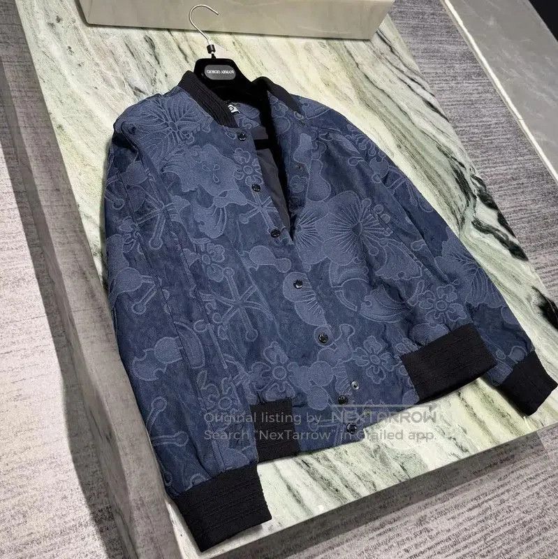 Kenzo Kenzo Women's Blue Cotton Blend Jacket . Size L / US 10 / IT 46 - 6 Thumbnail