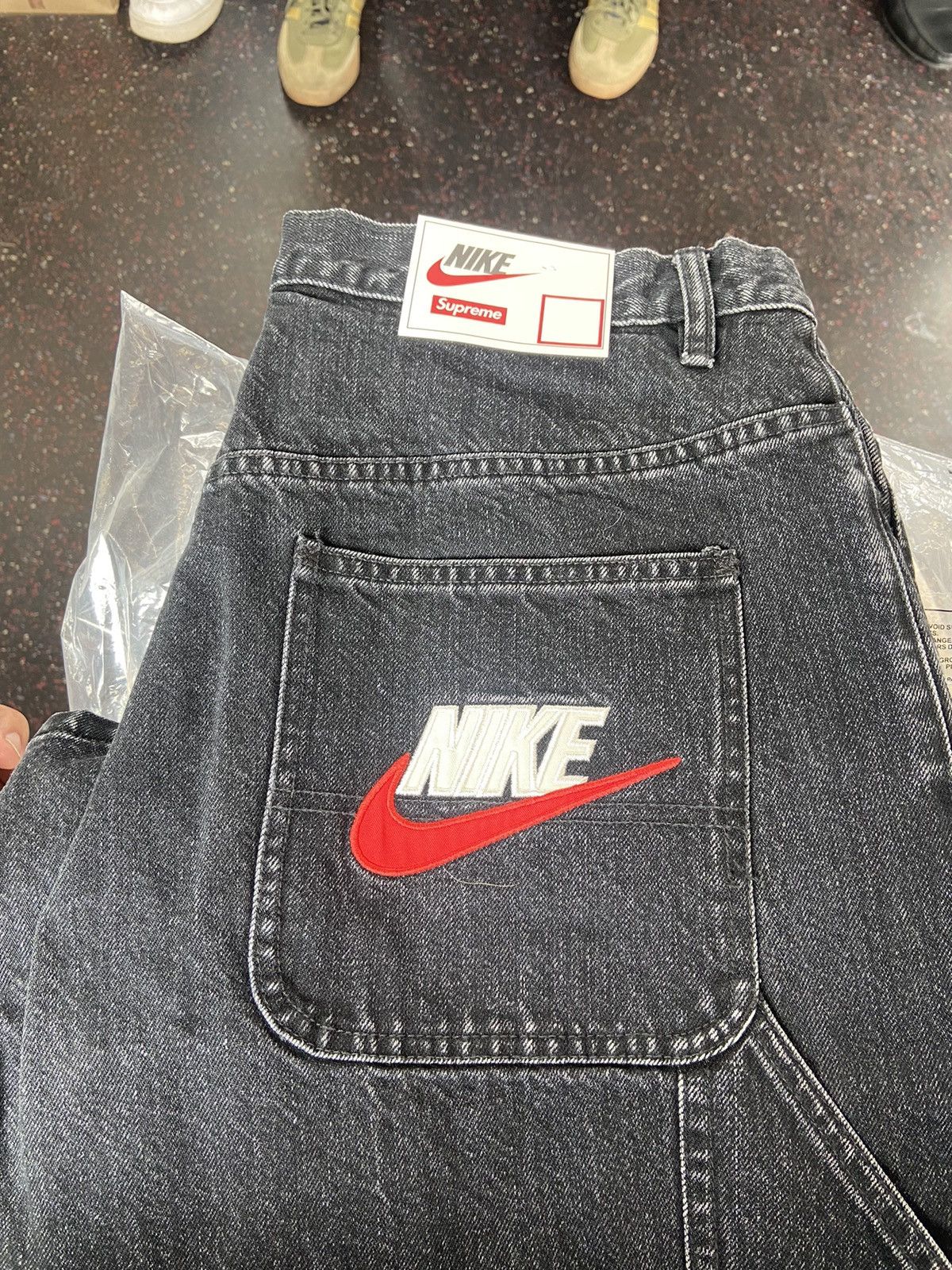 Supreme Supreme Nike Denim Short Black size 32 | Grailed