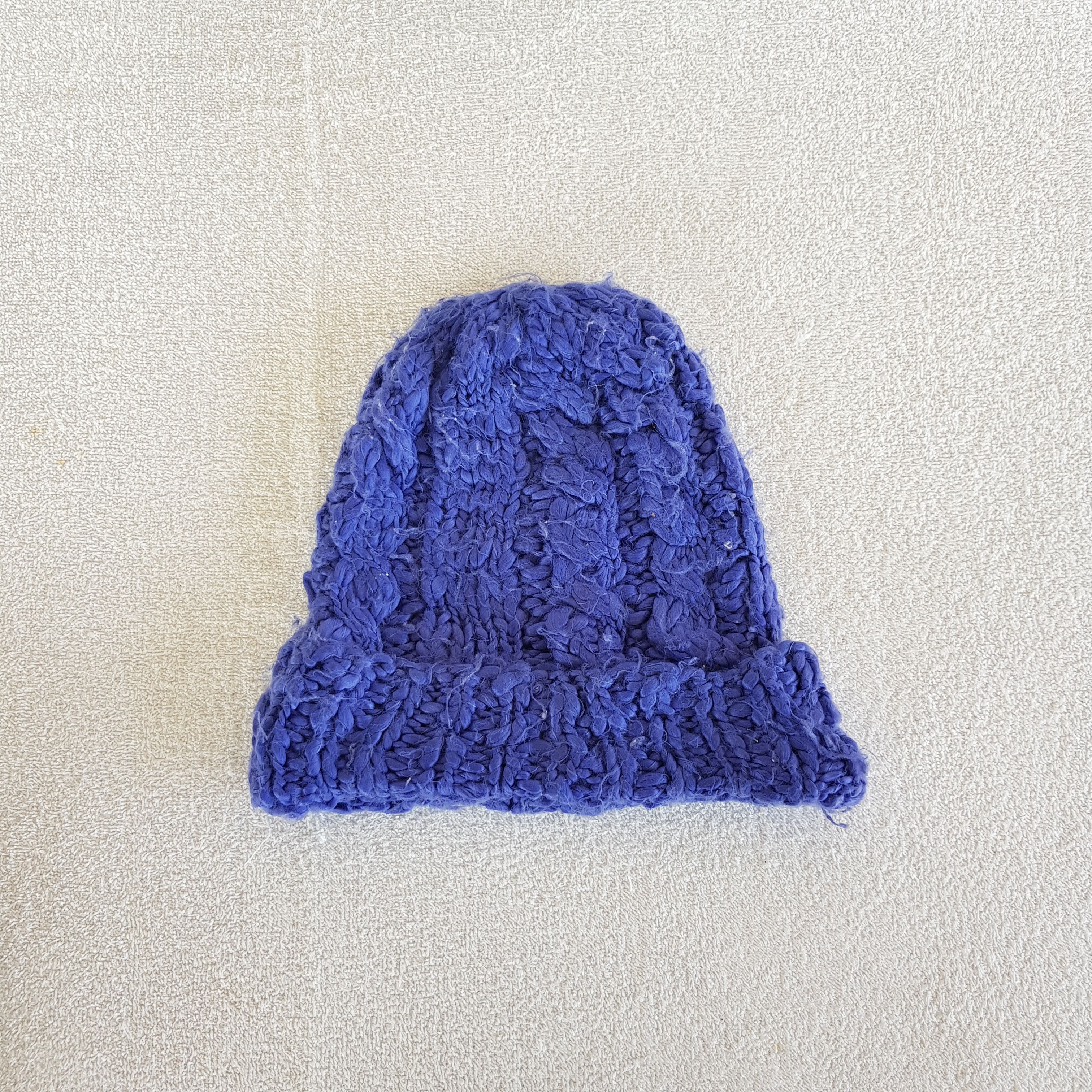 Japanese Brand Vintage RNA Japanese Beanie Crochet Aran Isle Snow Caps Hats Size ONE SIZE - 5 Thumbnail