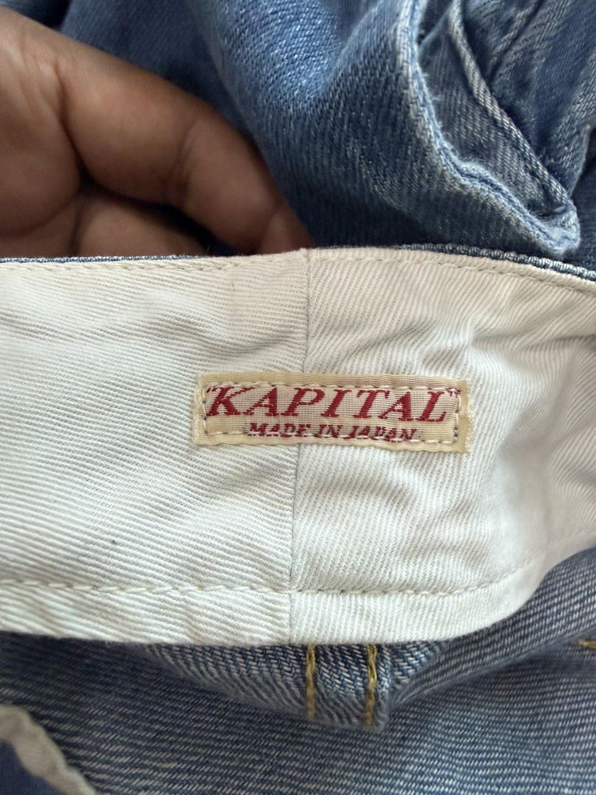 Kapital JAPANESE BRAND KAPITAL WIDE PANTS DENIM RARE Size US 30 / EU 46 - 5 Thumbnail