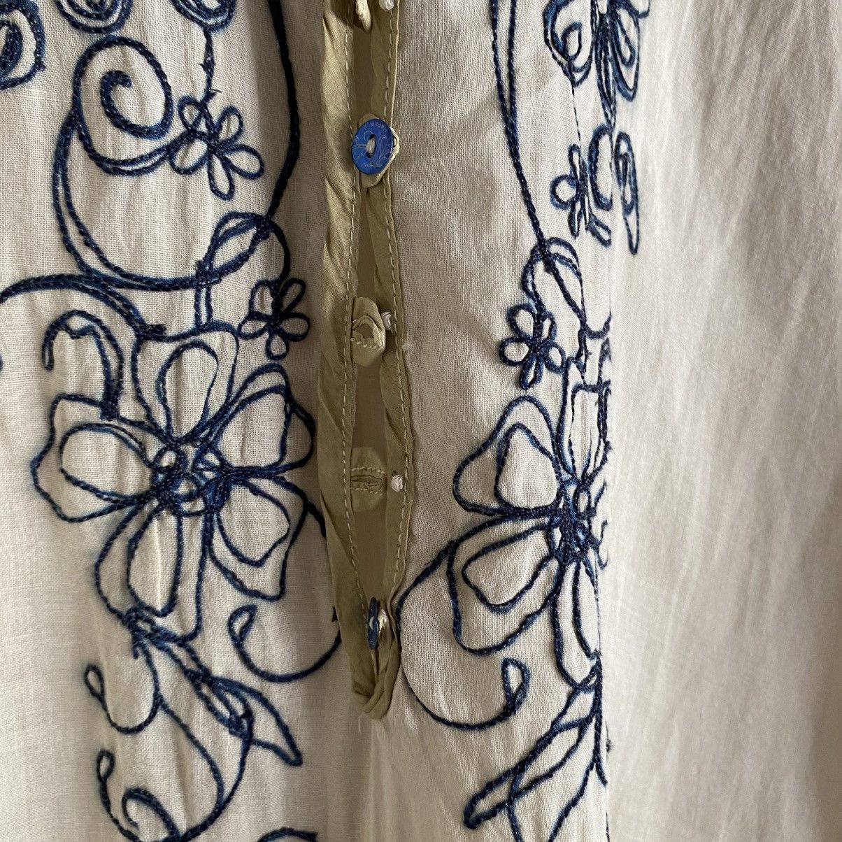 Napapijri NAPAPIJRI Boho Indian Embroidered Tunic Size M / US 6-8 / IT 42-44 - 6 Thumbnail