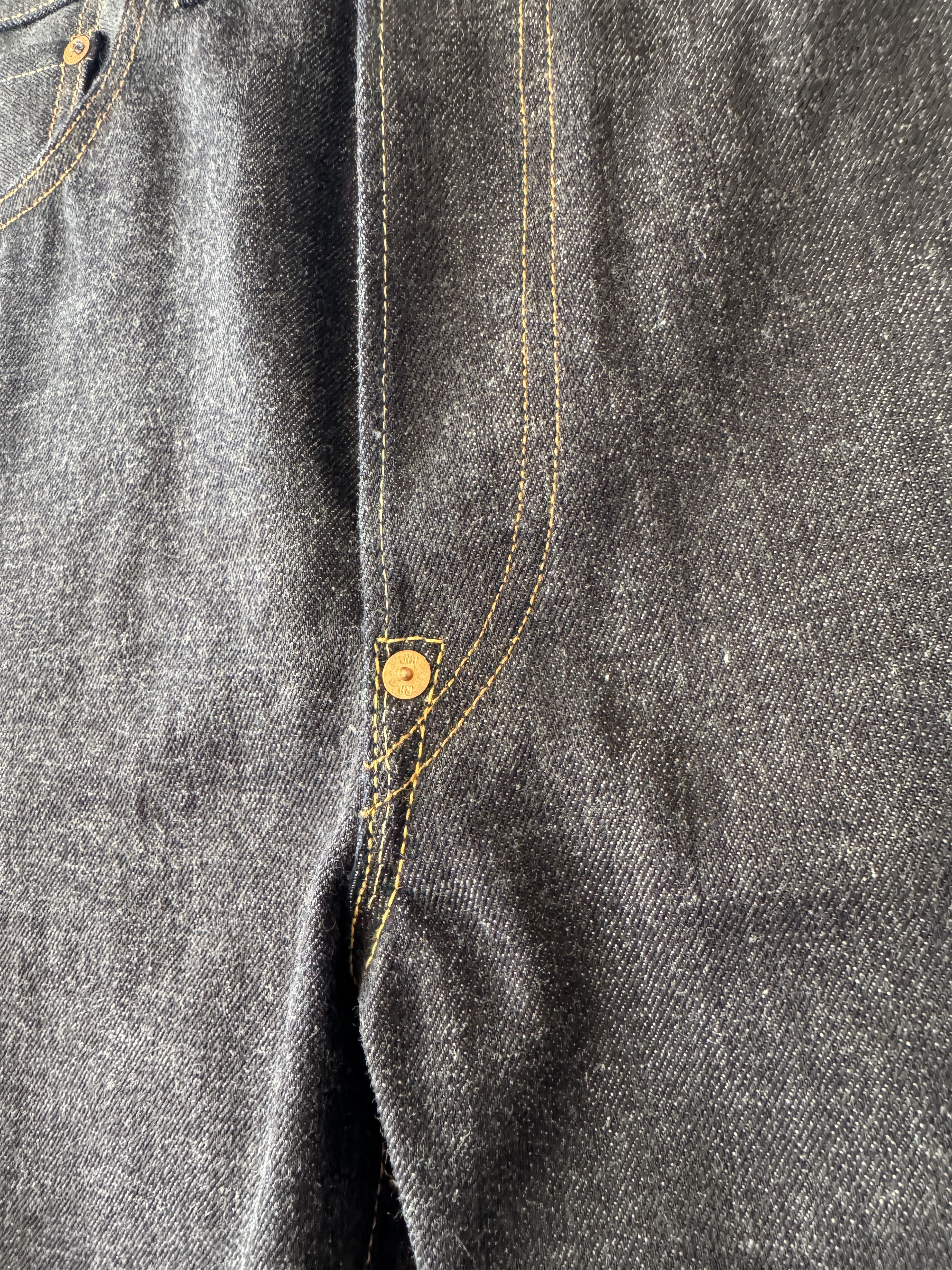 RRL Ralph Lauren × Ralph Lauren RRL DOUBLE RL TYPE 41 SELVEDGE JEANS ( W33) Size US 33 - 7 Thumbnail