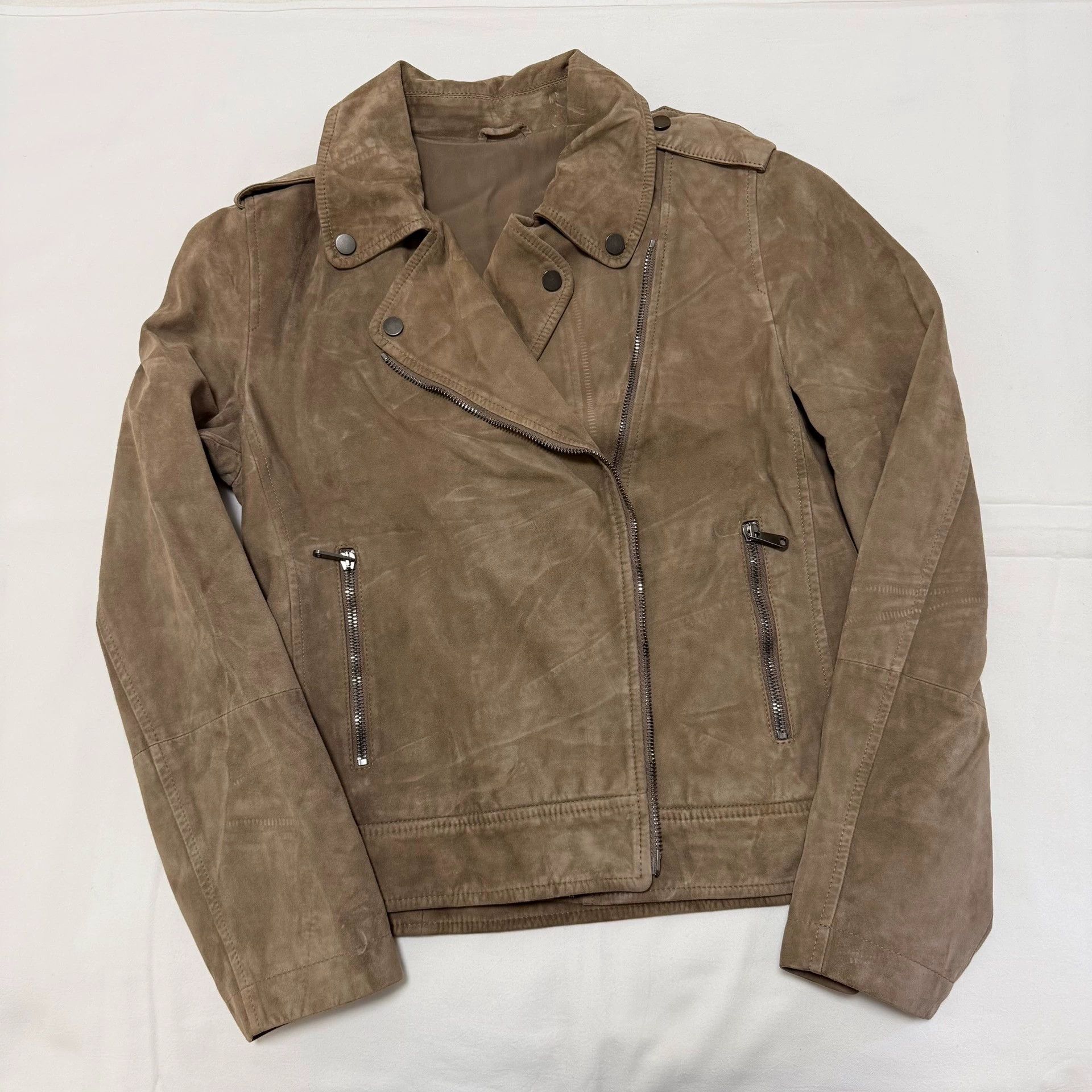 Brunello Cucinelli Brunello Cucinelli Suede Leather Jacket Size US M / EU 48-50 / 2 - 1 Thumbnail