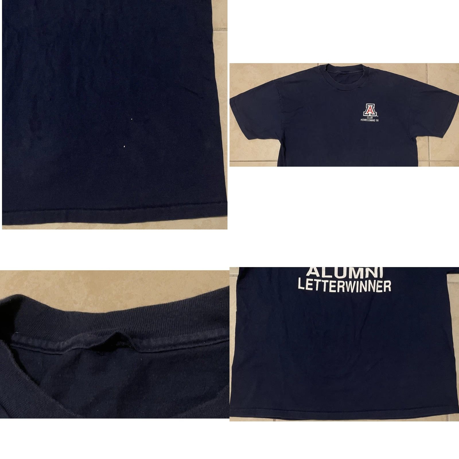 Vintage VINTAGE University Of Arizona Shirt M Blue Alumni College Grunge 90s 80s Size US M / EU 48-50 / 2 - 8 Thumbnail