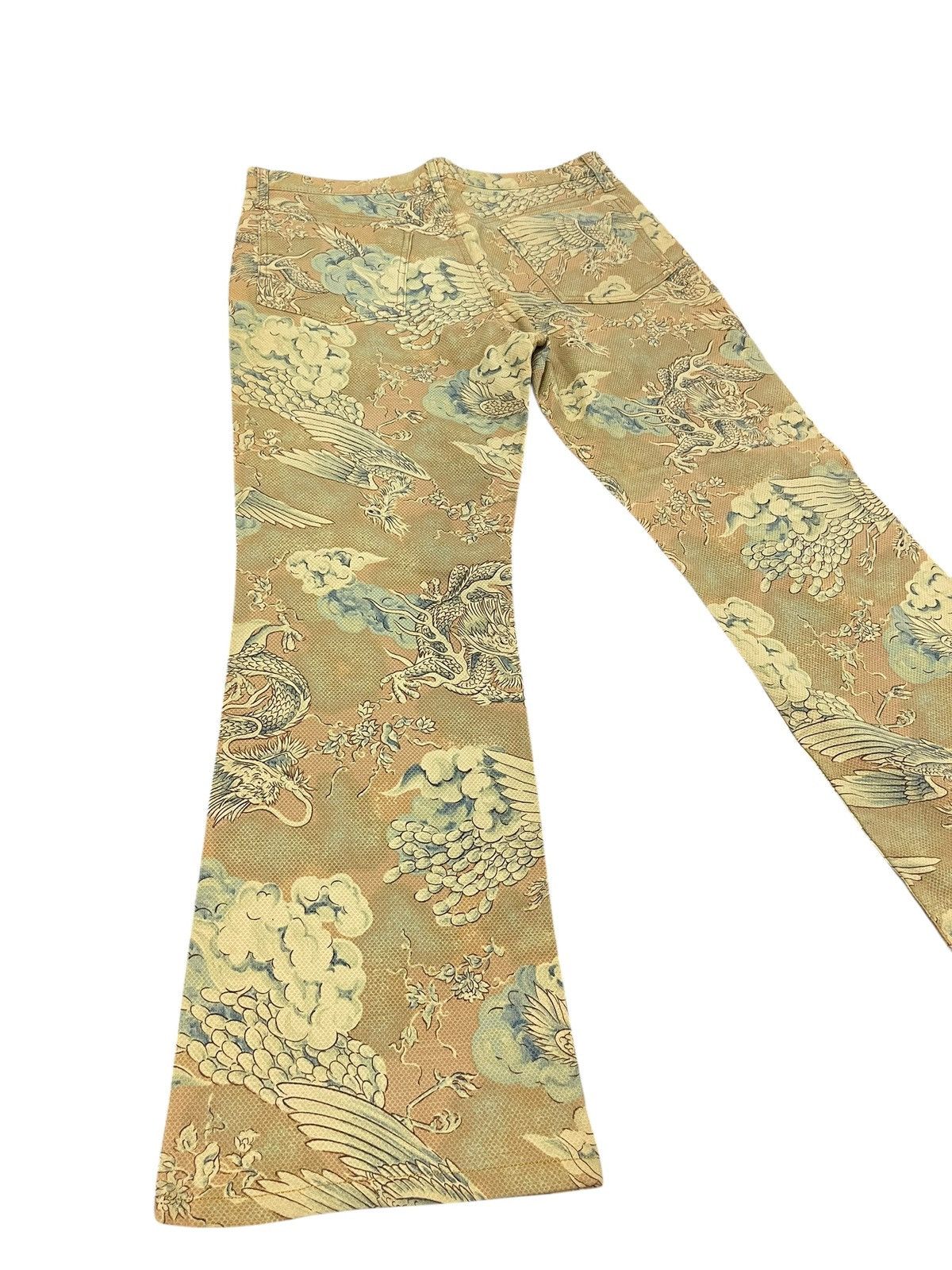 Japanese Brand Flare Jeans Men’s Batsu Fullprinted Dragons Boot Cut 4🟦0 Size US 32 / EU 48 - 12 Thumbnail