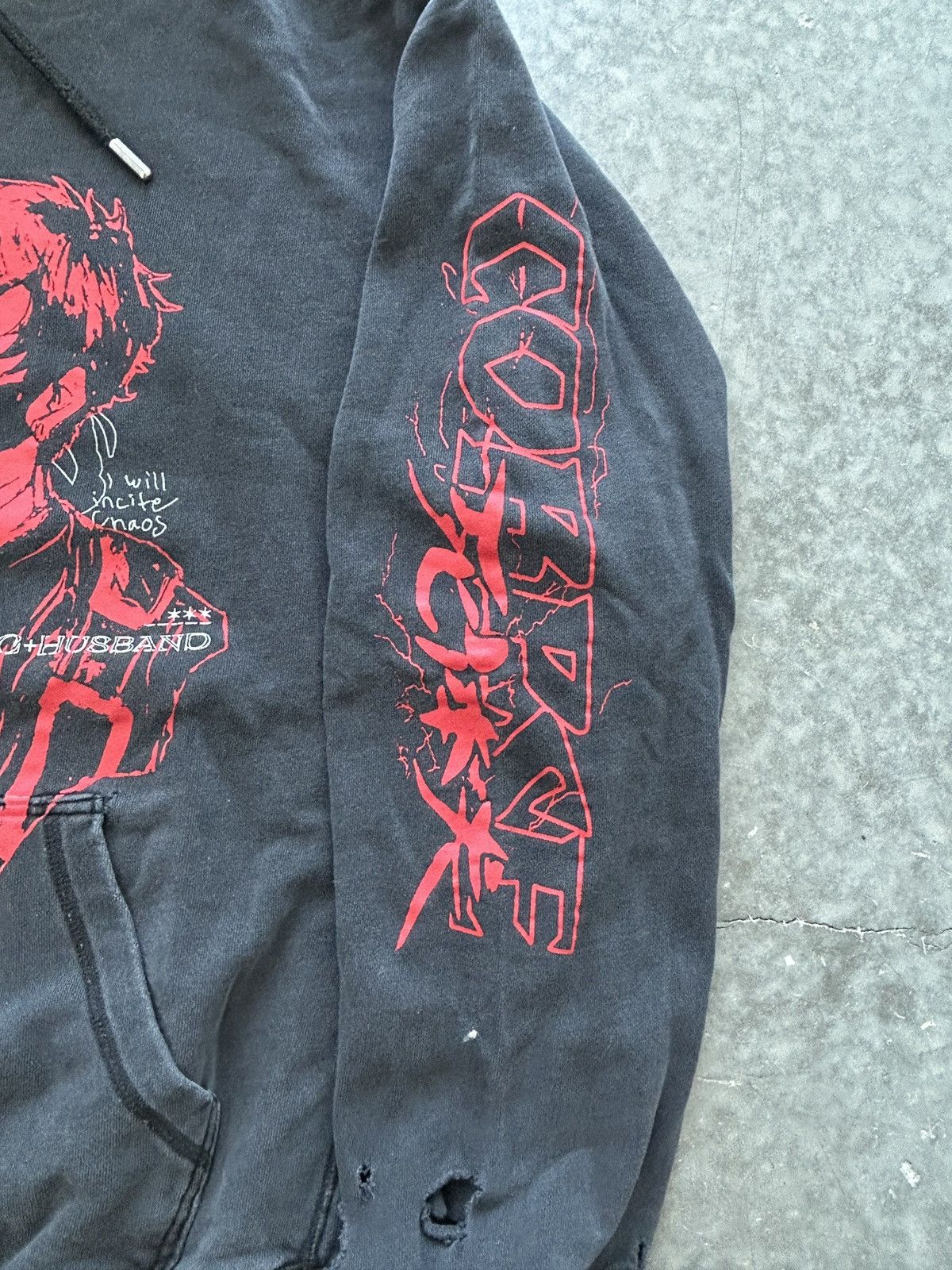 Vintage Faded Thrashed Corpse Husband Hoodie Size US XXL / EU 58 / 5 - 3 Thumbnail