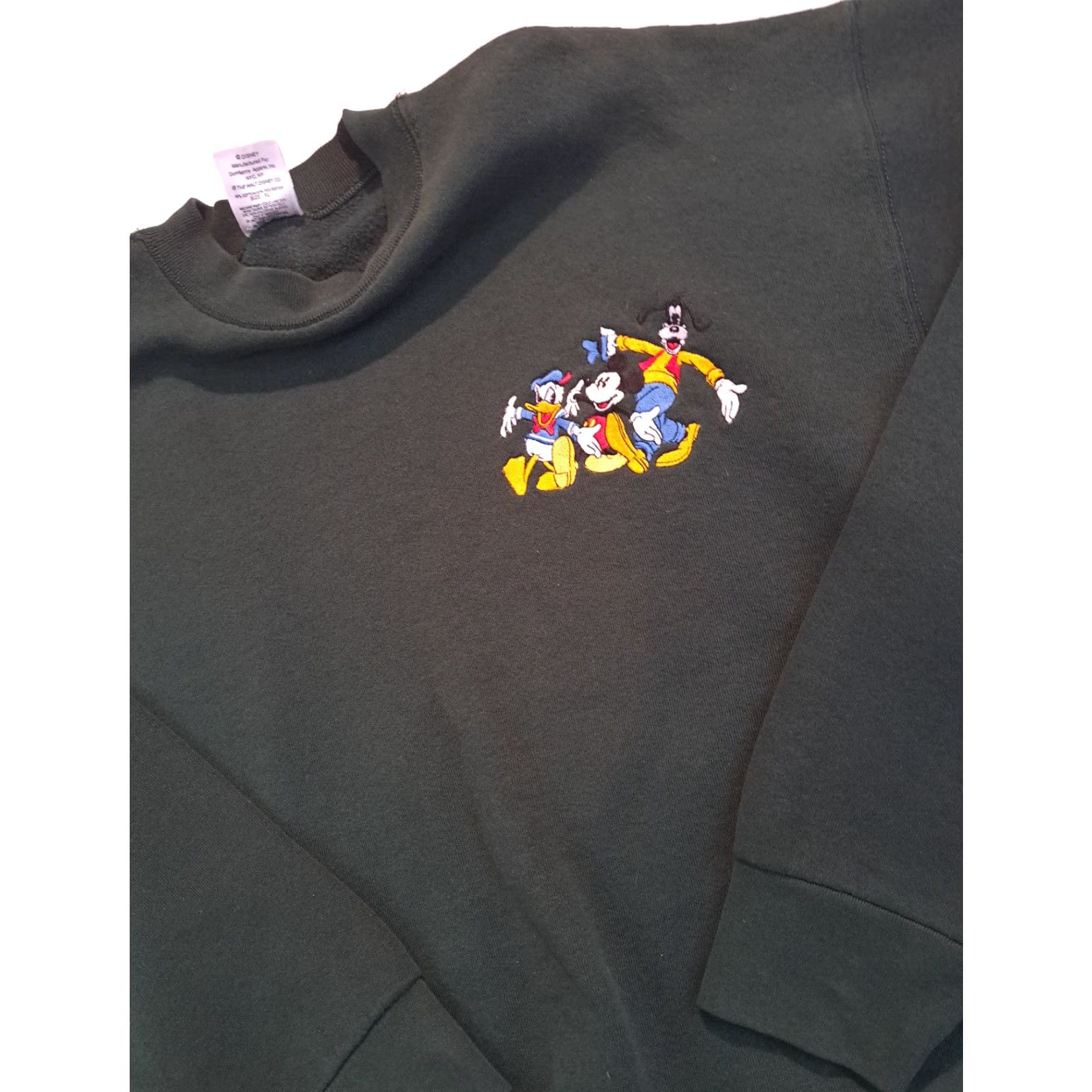 X-LARGE Dancing Donald Mickey and Goofy X-Large USA Made Sweatshirt Mickey&Company Green Size US XL / EU 56 / 4 - 4 Thumbnail