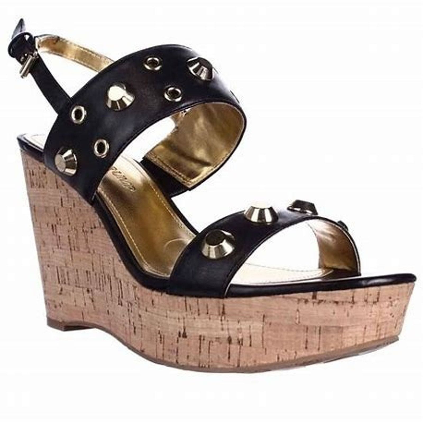 & Other Stories Ivanka Trump Black Studed Gitty 1 1/2" Platform Sandals NWT Size US 5 / IT 35 - 7 Thumbnail