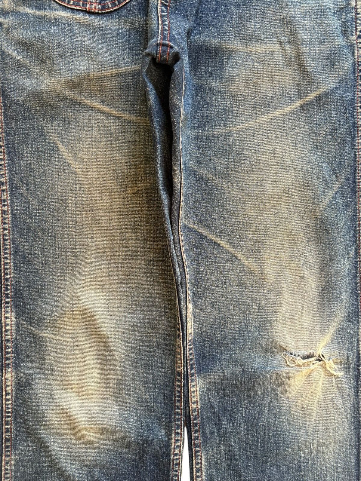 Japanese Brand Vintage Japanese Brand Mud Wash Bush Pant Baggy Jeans Size US 31 - 5 Thumbnail