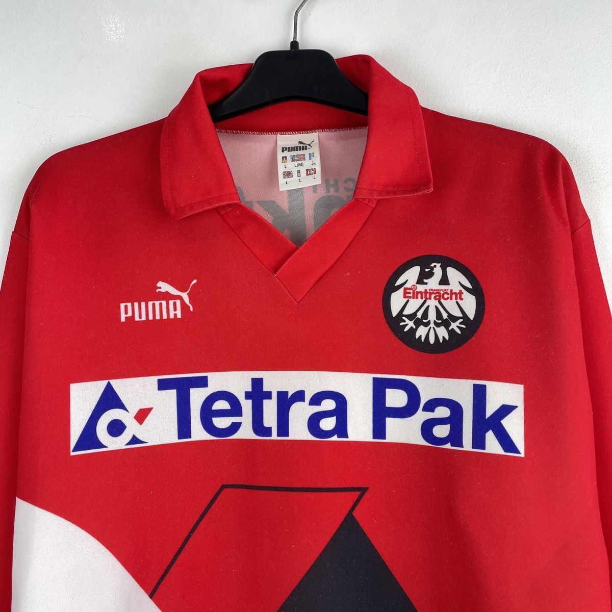 Puma Vintage Eintracht Frankfurt Home Jersey Puma Shirt 1993/1994 Size US L / EU 52-54 / 3 - 2 Thumbnail