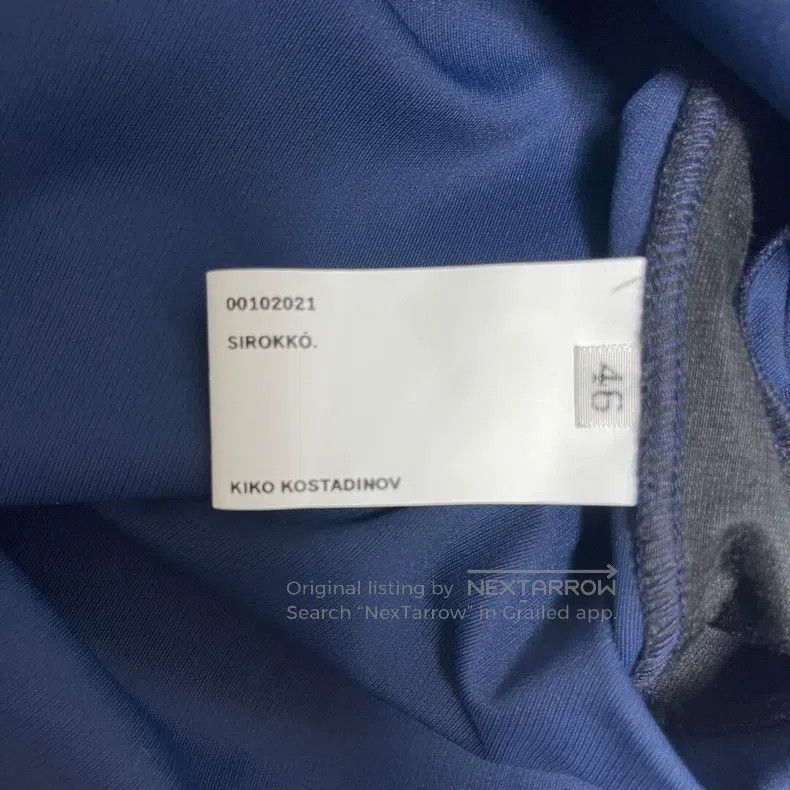 Kiko Kostadinov Kiko Kostadinov Deep blue velvet with long sleeves Size US S / EU 44-46 / 1 - 4 Thumbnail