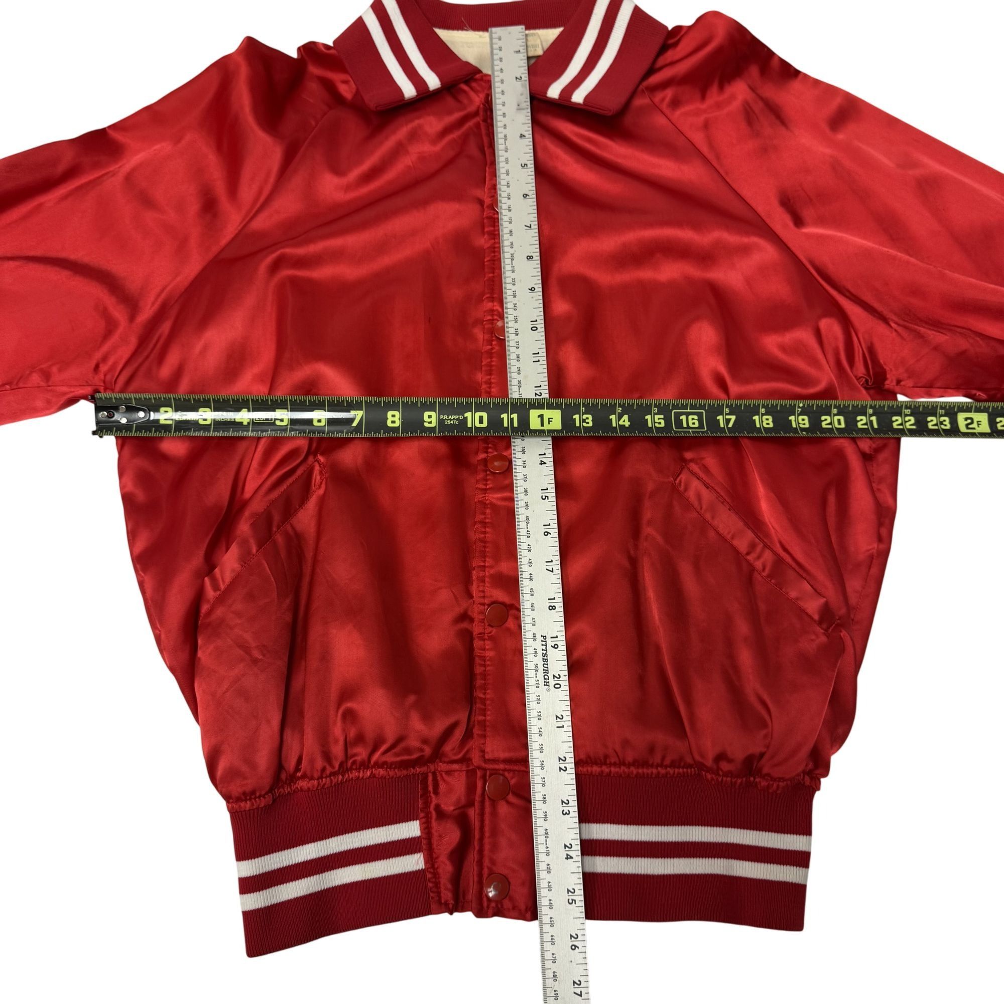 Other Vtg Howie Shiny MALL VISION The RED MACHINE Bomber Size US L / EU 52-54 / 3 - 8 Thumbnail