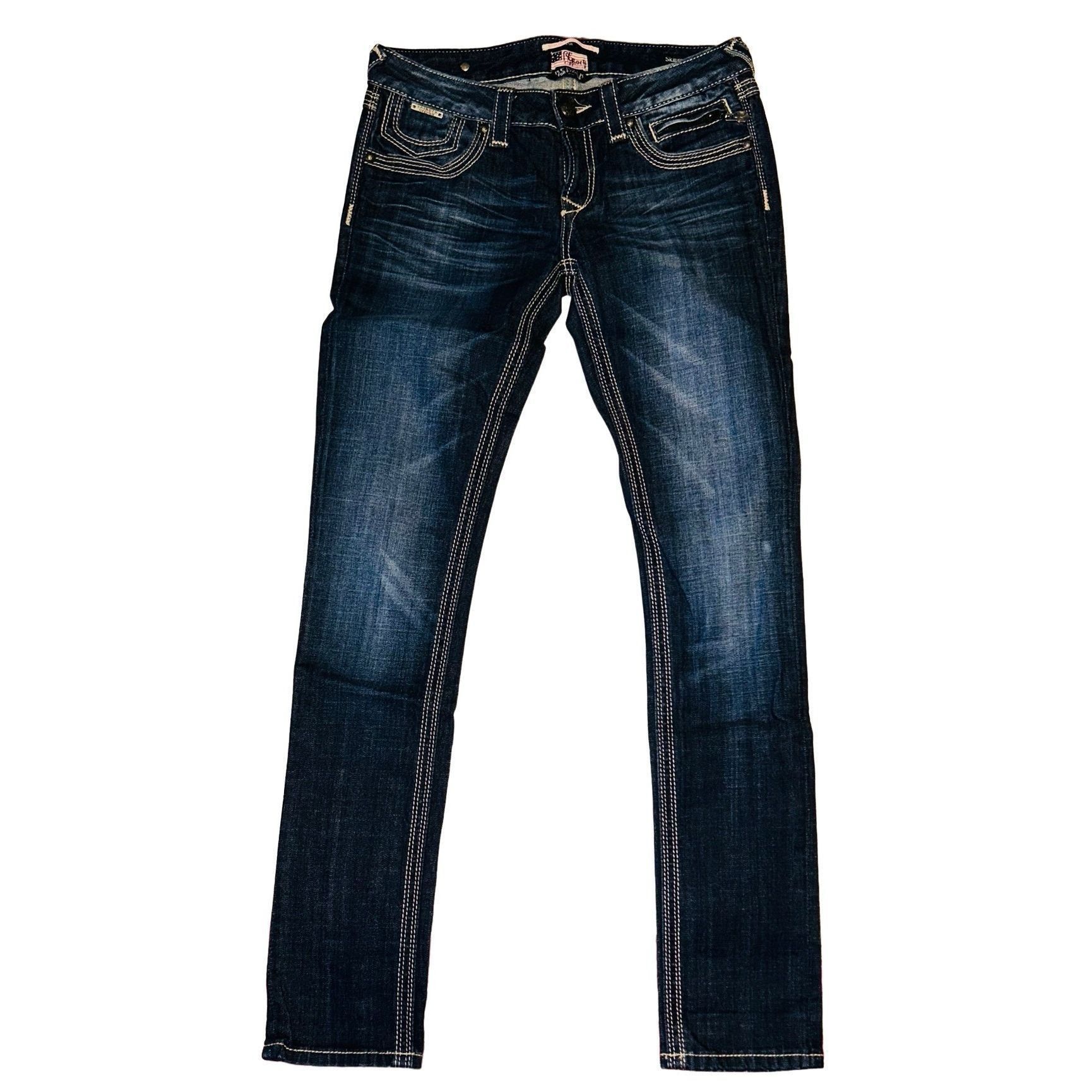 Express Be Rock For Express Denim Skinny Blue Jeans Women's Size 6 R Size 28" / US 6 / IT 42 - 1 Thumbnail