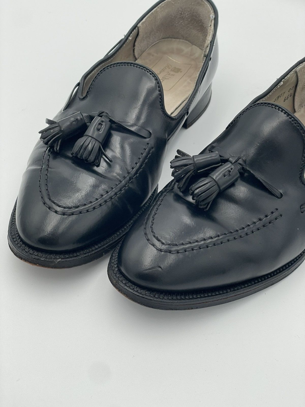 Alden Alden 664 Black Shell Cordovan Loafer Size US 10.5 / EU 43-44 - 3 Thumbnail