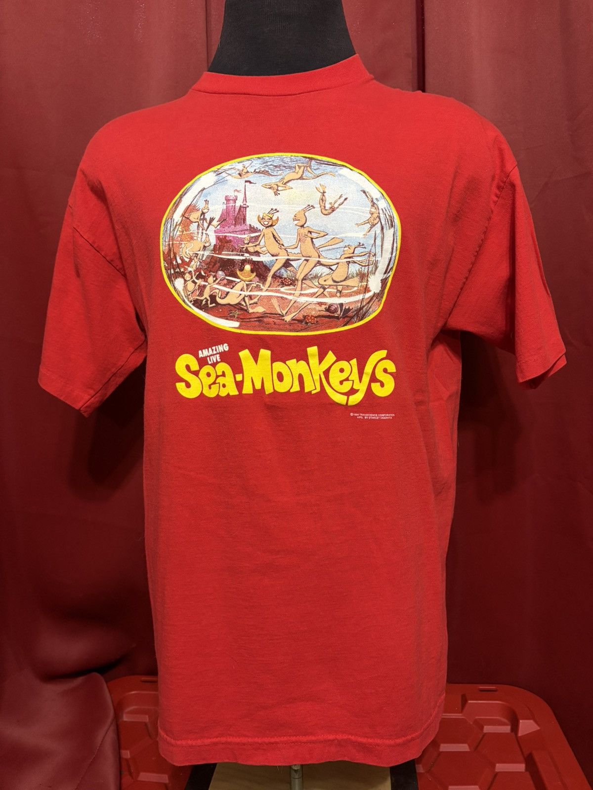Vintage Vintage The Amazing Sea Monkeys Tshirt 90’s Stanley Desantis Size US XL / EU 56 / 4 - 1 Thumbnail