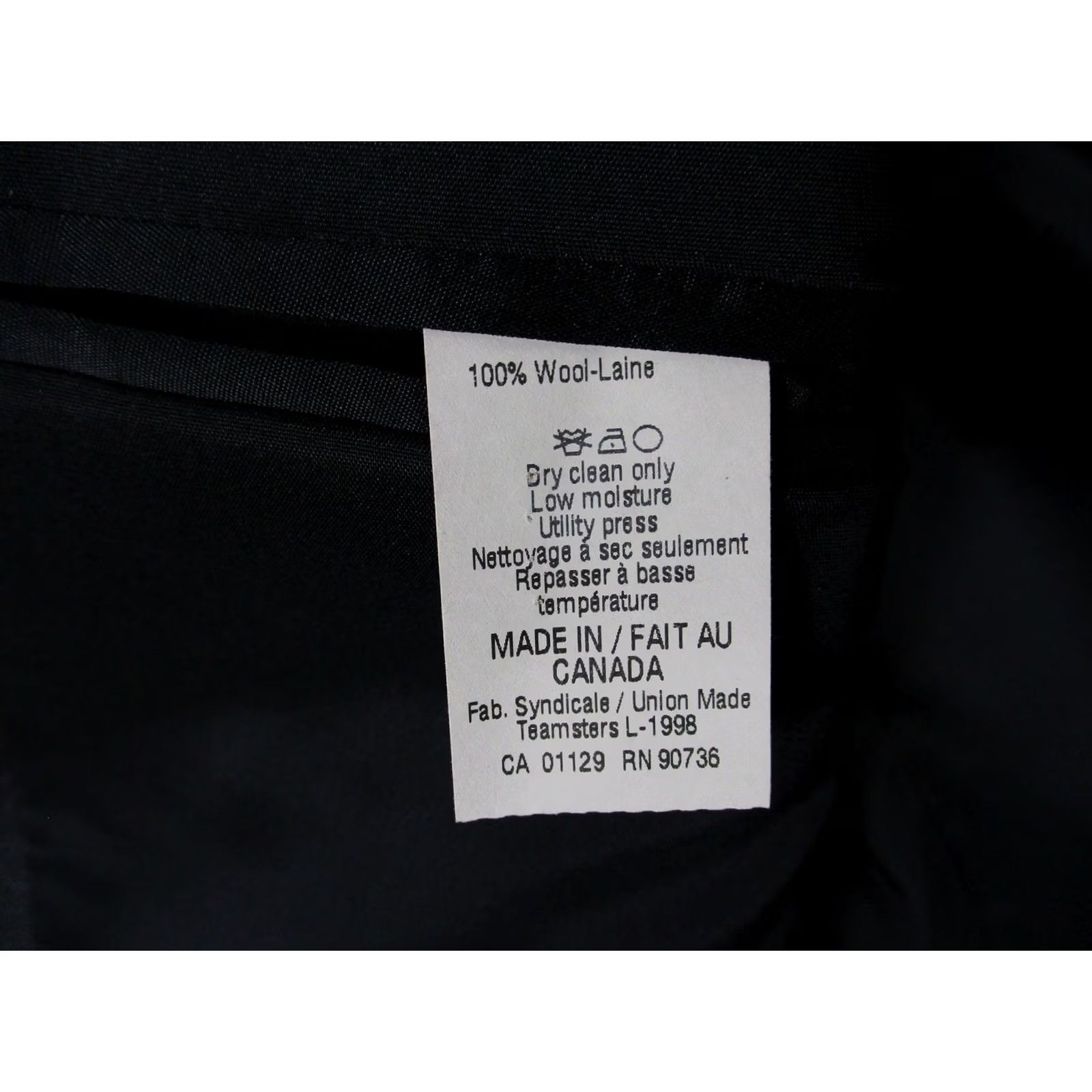 Ralph Lauren Lauren Ralph Jacket Mens 40 Gray Suit 40R Wool Two Button Made Canada Size 40R - 7 Thumbnail