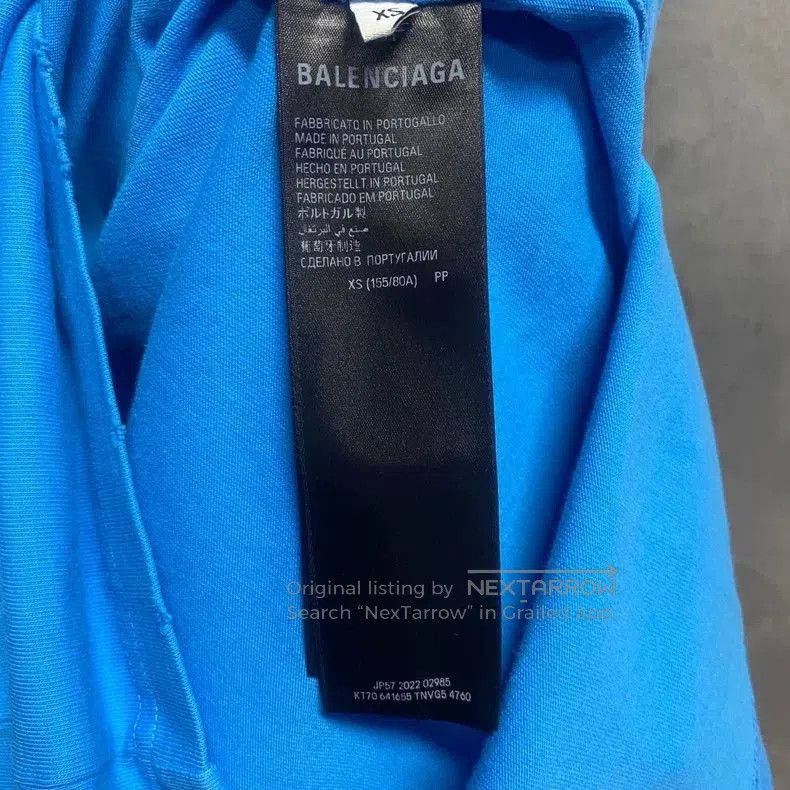 Balenciaga Balenciaga Blue Coke Print Logo Tee. Size US XS / EU 42 / 0 - 7 Thumbnail