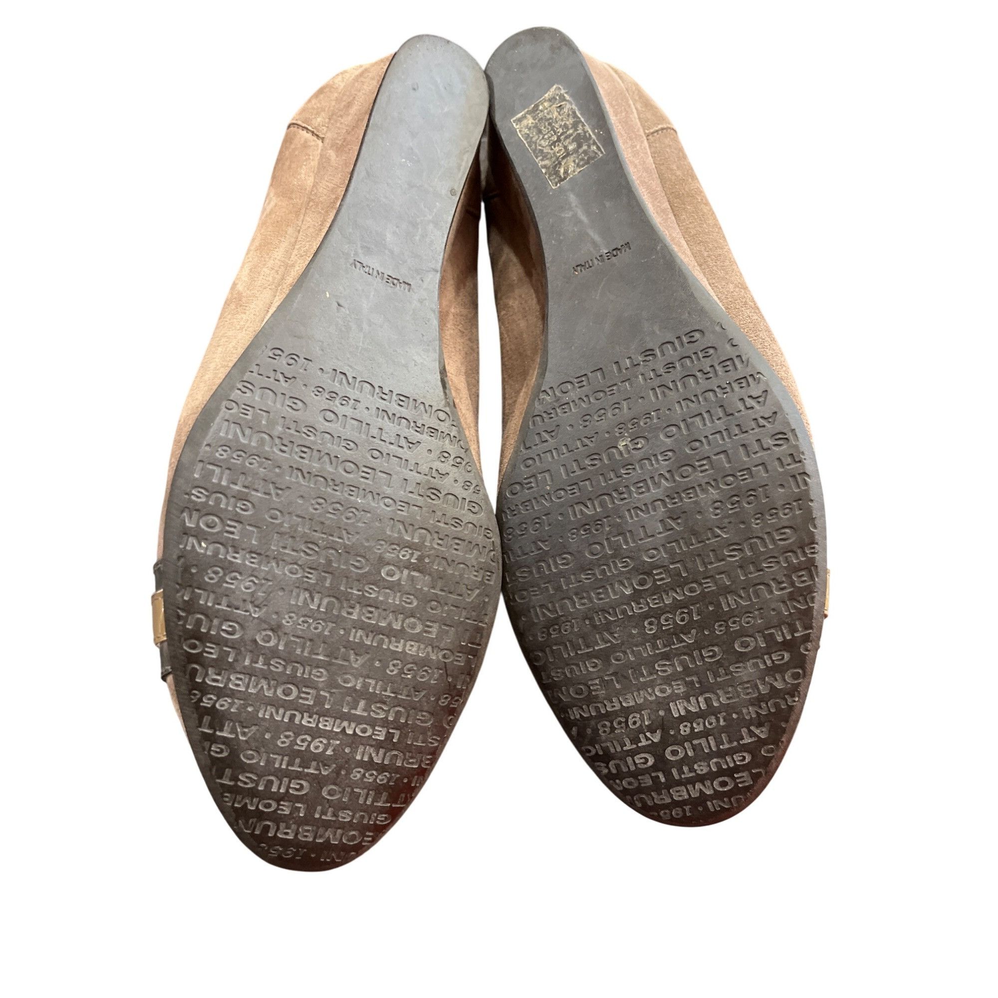 AGL AGL Womens Brown Suede Ballet Flats Size 39.5 SKU 8938 Size US 9.5 / IT 39.5 - 6 Thumbnail