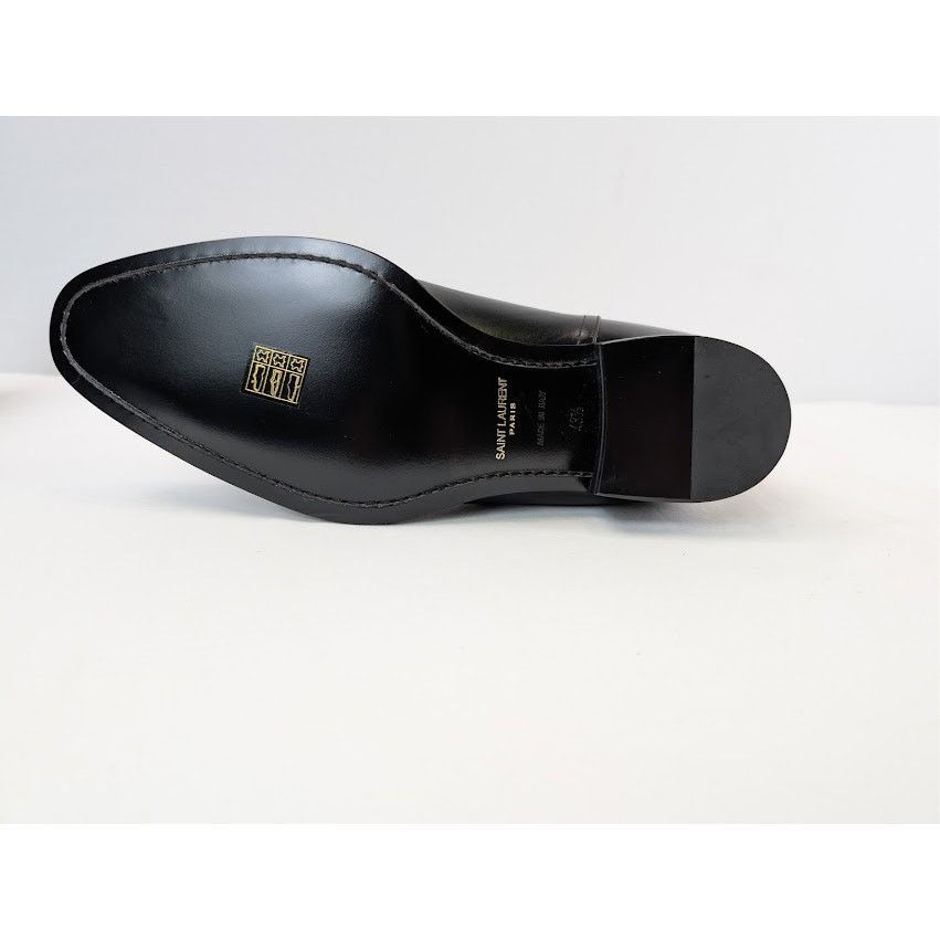 Saint Laurent Paris o1rshd1 Leather Shezan Wyatt 30 Chelsea Boots in Nero Size US 10.5 / EU 43-44 - 14 Thumbnail