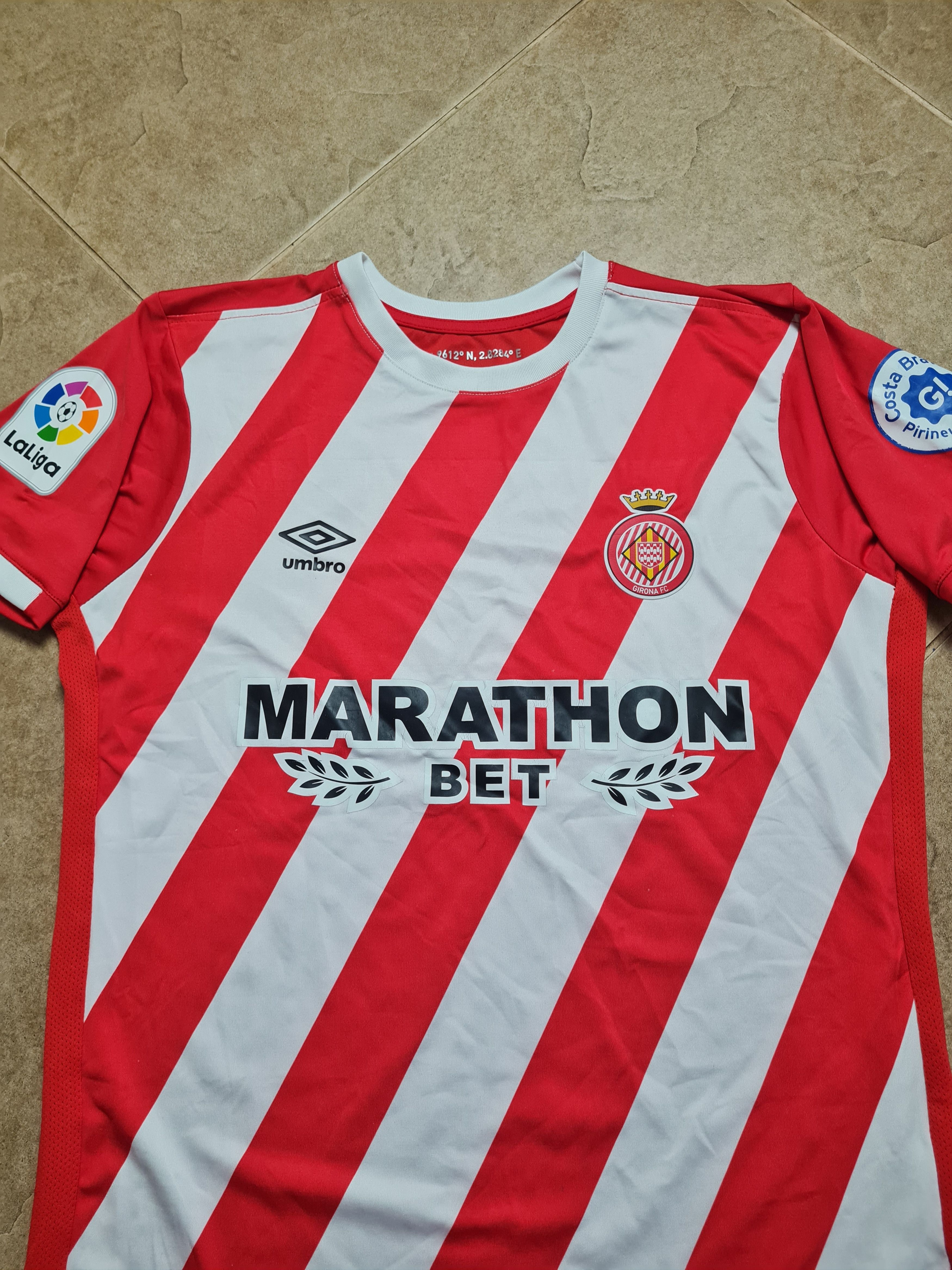 Umbro Soccer Jersey GIRONA FC Home Football Umbro Shirt 2018/2019 Size US M / EU 48-50 / 2 - 14 Thumbnail