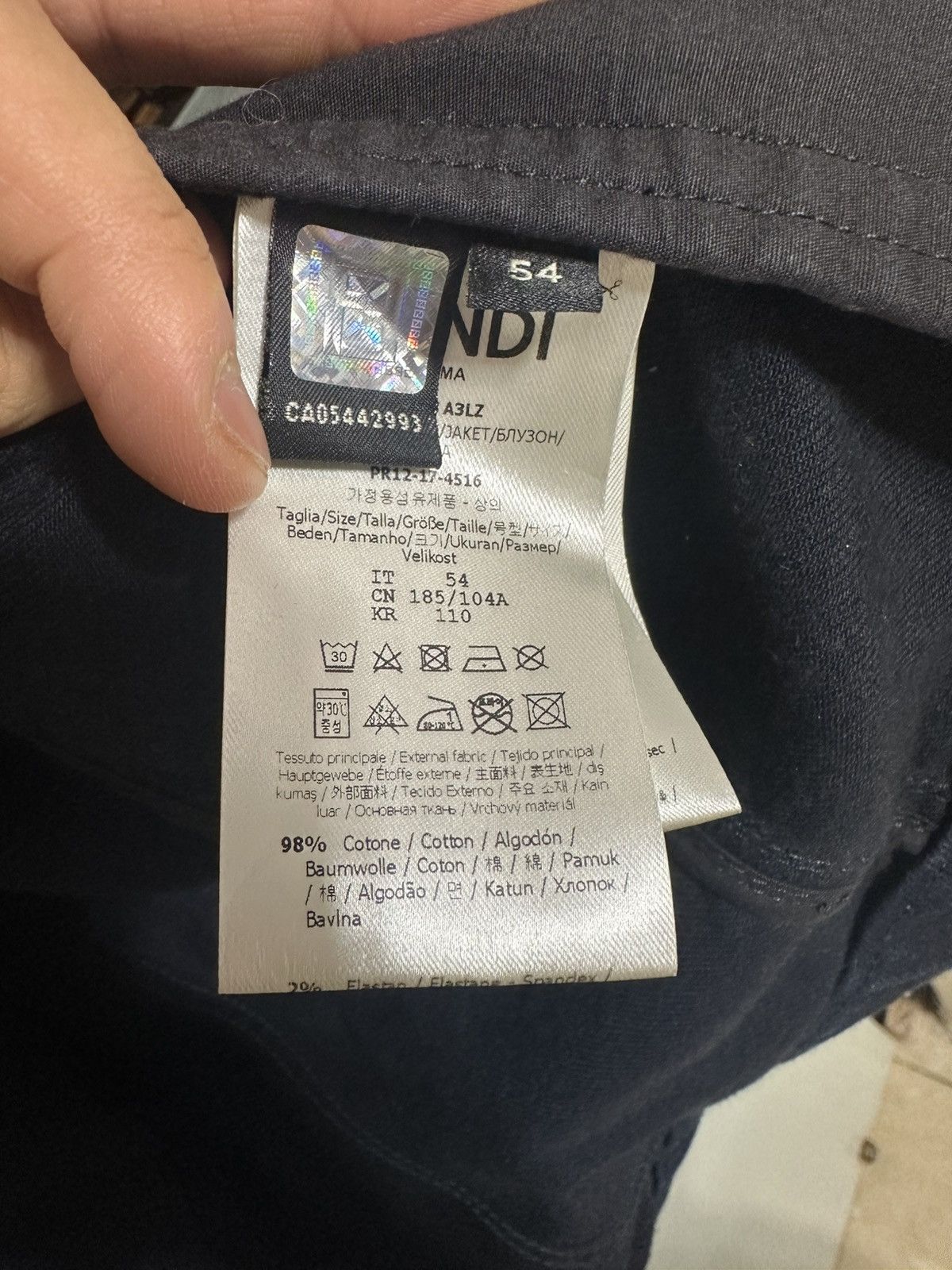 Fendi Fendi Denim jacket Size US L / EU 52-54 / 3 - 4 Thumbnail