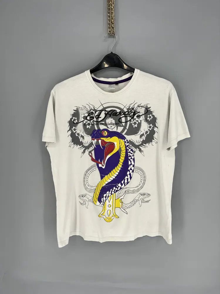 Ed Hardy Vintage Y2k Ed Hardy T-Shirt Size XL Size US XL / EU 56 / 4 - 1 Thumbnail