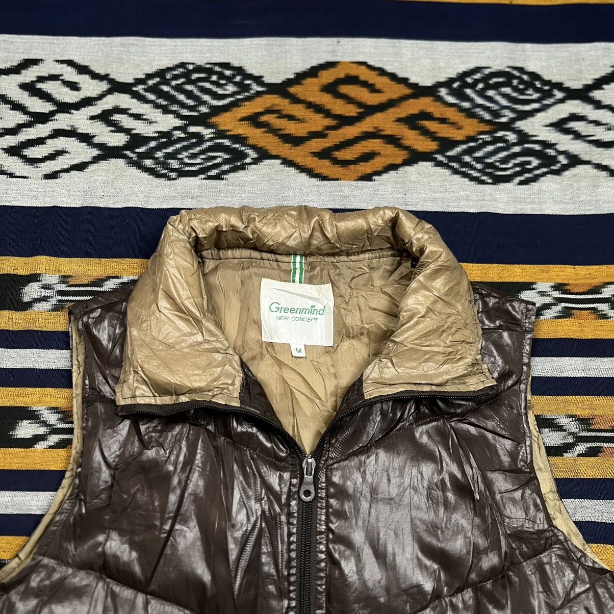 Le Grande Bleu (L.G.B.) Y2K Faux Fur Puffer Vest Greenmint Size US M / EU 48-50 / 2 - 6 Thumbnail