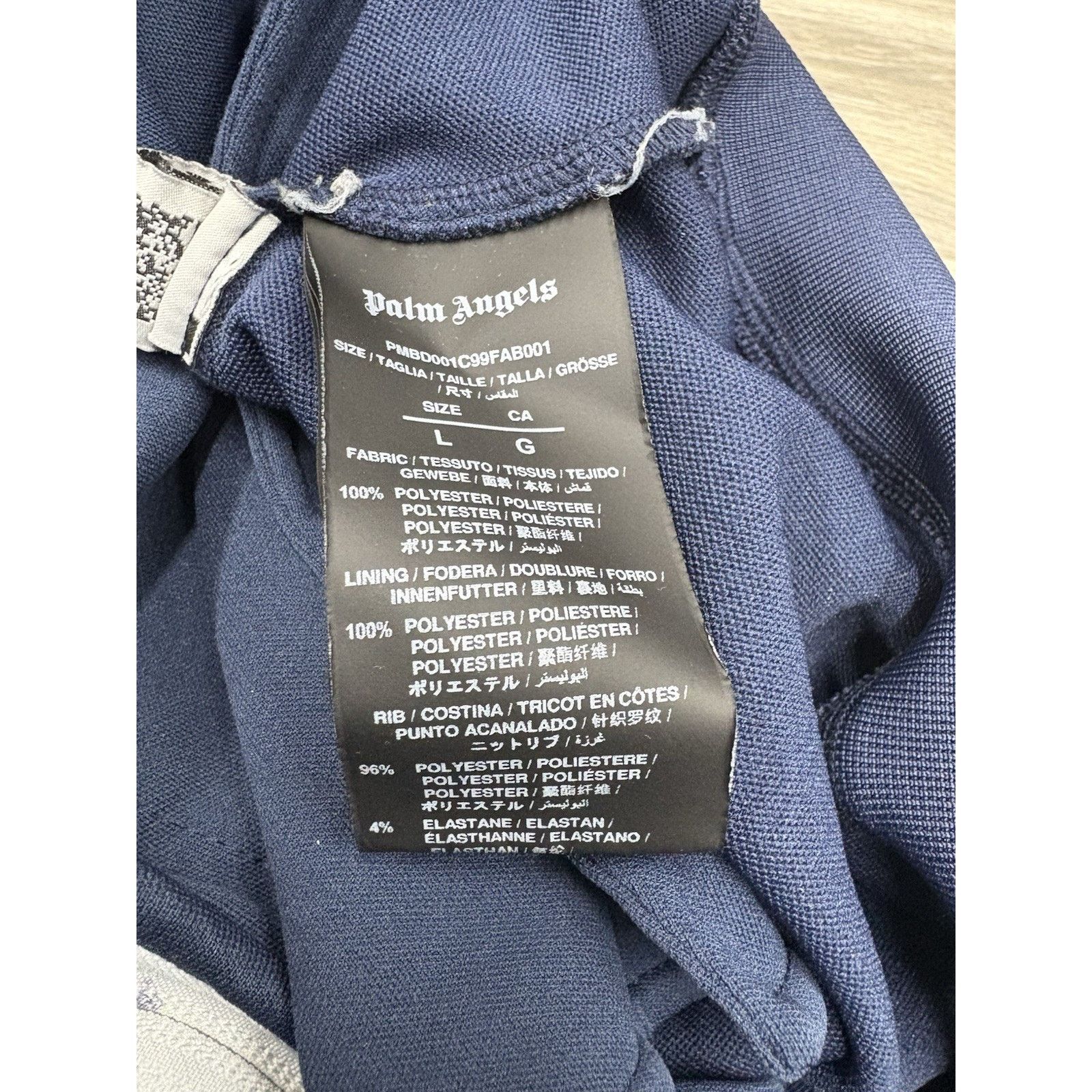 Palm Angels Palm Angels Classic Track Jacket ' Blue White ' | GREAT COND Size US L / EU 52-54 / 3 - 8 Thumbnail