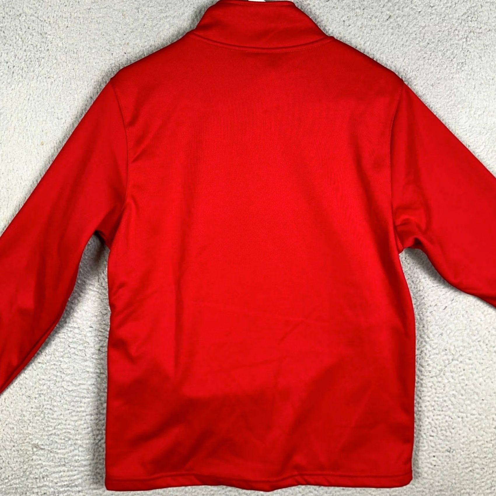 Vintage Ohio State Buckeyes Colosseum Quarter-Zip Pullover Sweatshirt Men M Red Embroidered Logo Zip Pockets Mock Neck Athletics Size US M / EU 48-50 / 2 - 2 Thumbnail