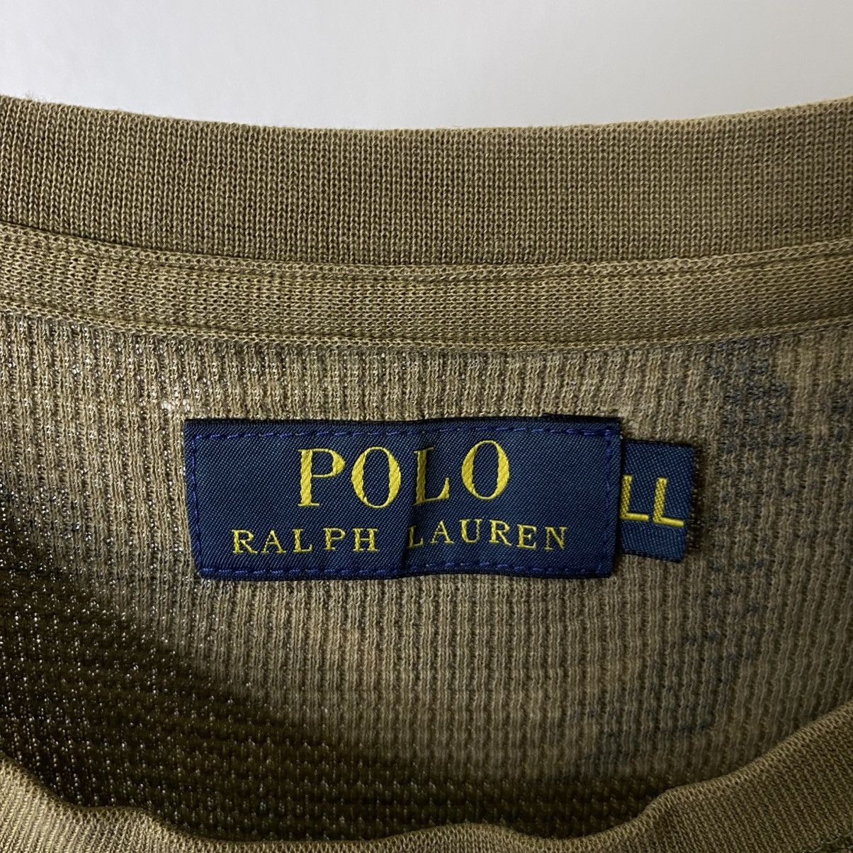 Polo Ralph Lauren Vintage Polo Ralph Lauren Military Camo Waffle T Shirt Size US M / EU 48-50 / 2 - 3 Thumbnail