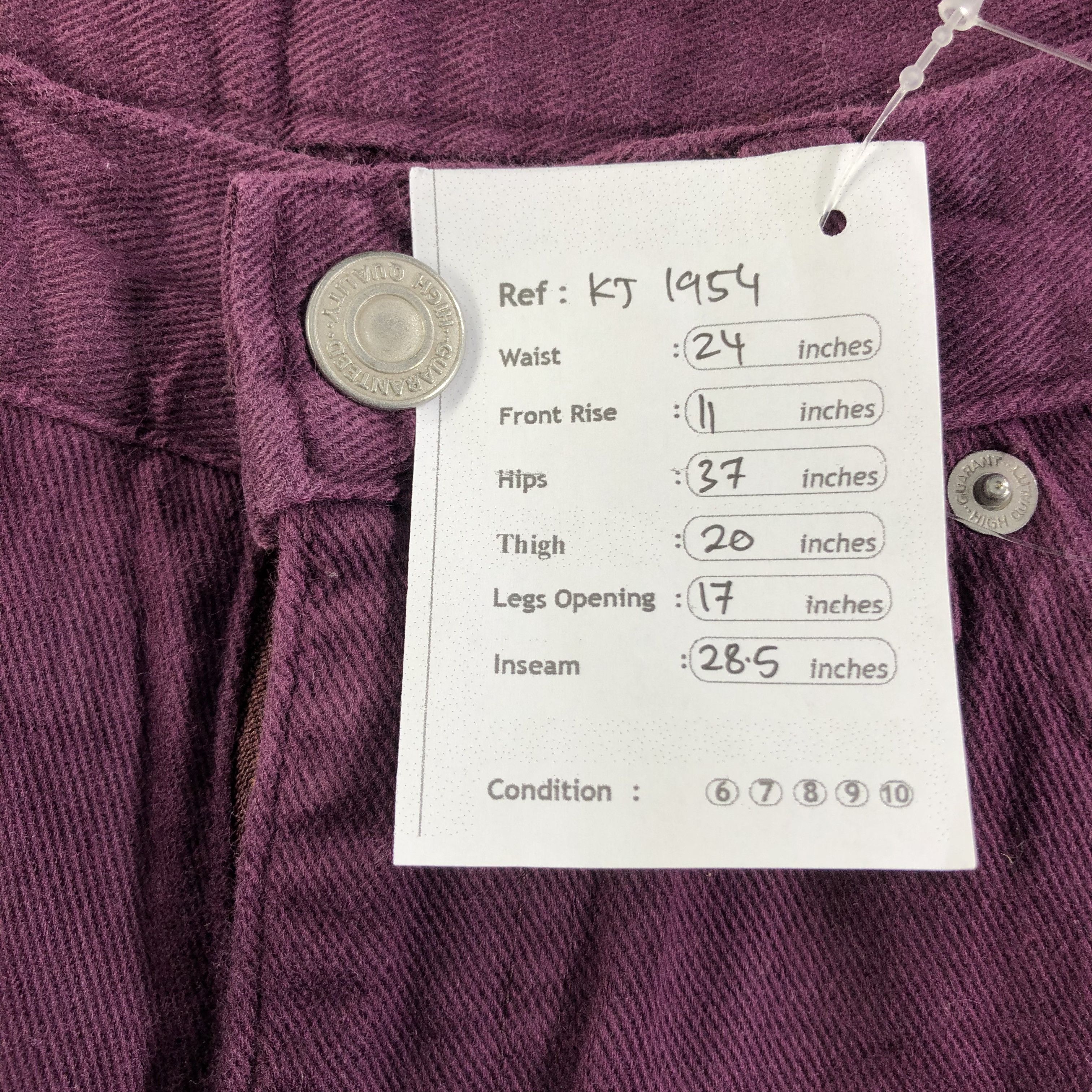 Japanese Brand Vintage Japanese Brand Flared Jeans KJ1954 Size 24" / US 00 / IT 34 - 9 Thumbnail