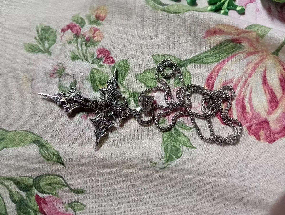 Japanese Brand Gothic Skeleton Cross Necklace Size ONE SIZE - 6 Thumbnail